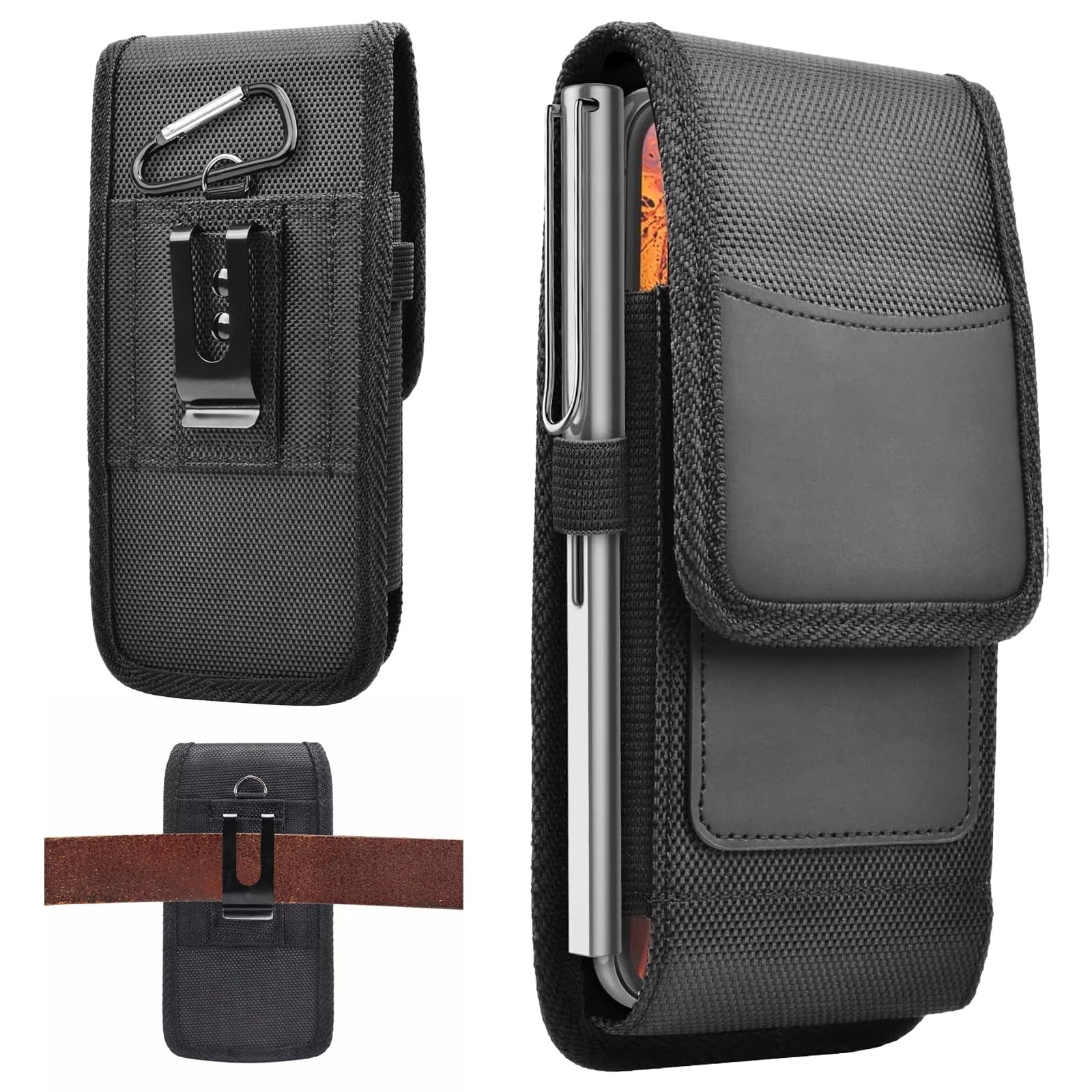 Porta Cellulare da Cintura con Moschettone