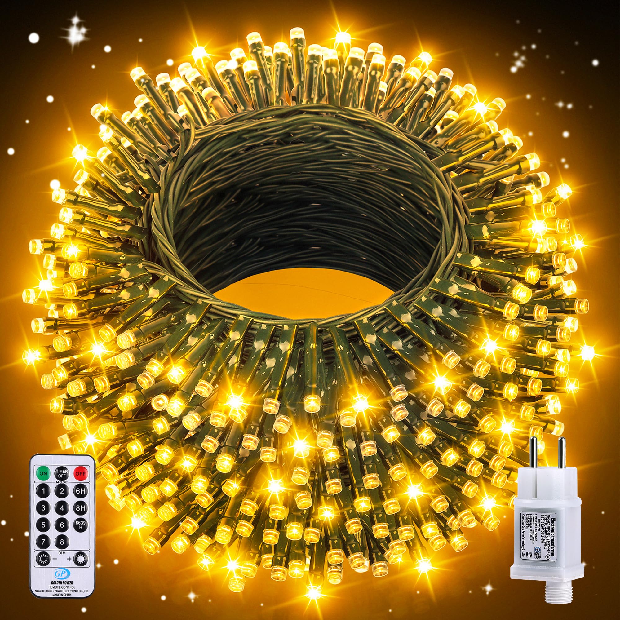 Auriostar Luci Natale Esterno 30m 300LED