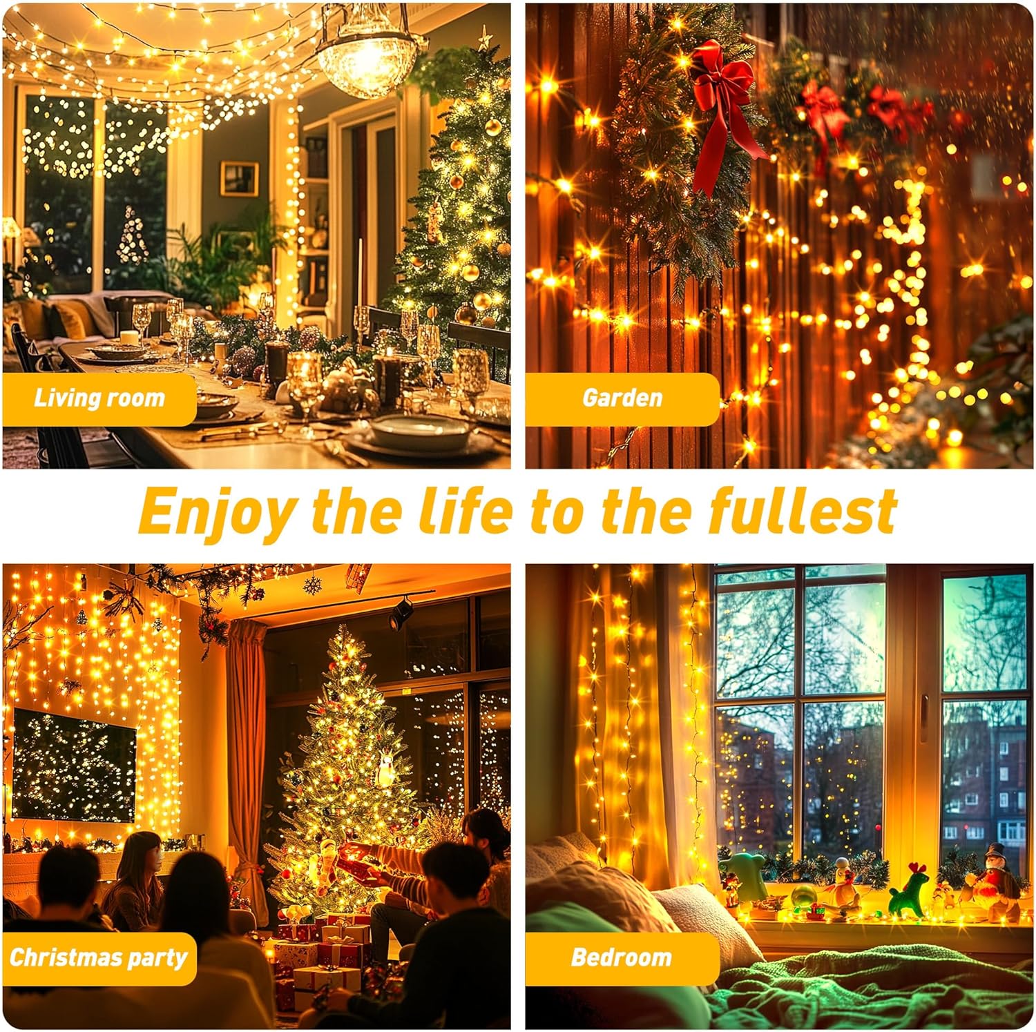 Auriostar Luci Natale Esterno 30m 300LED - immagine 8