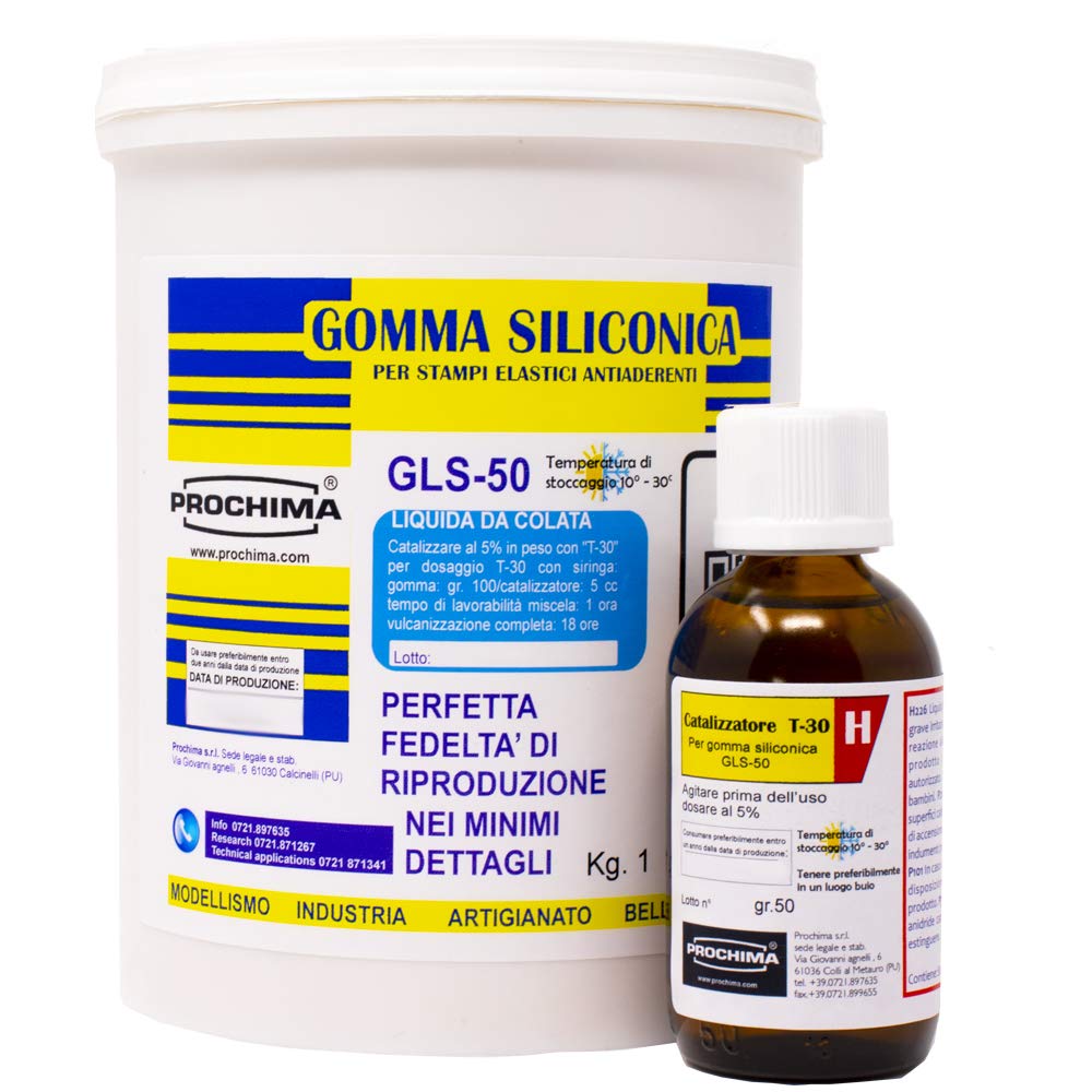 Gomma Siliconica Gls-50 liquida da colata Prochima Kg 1