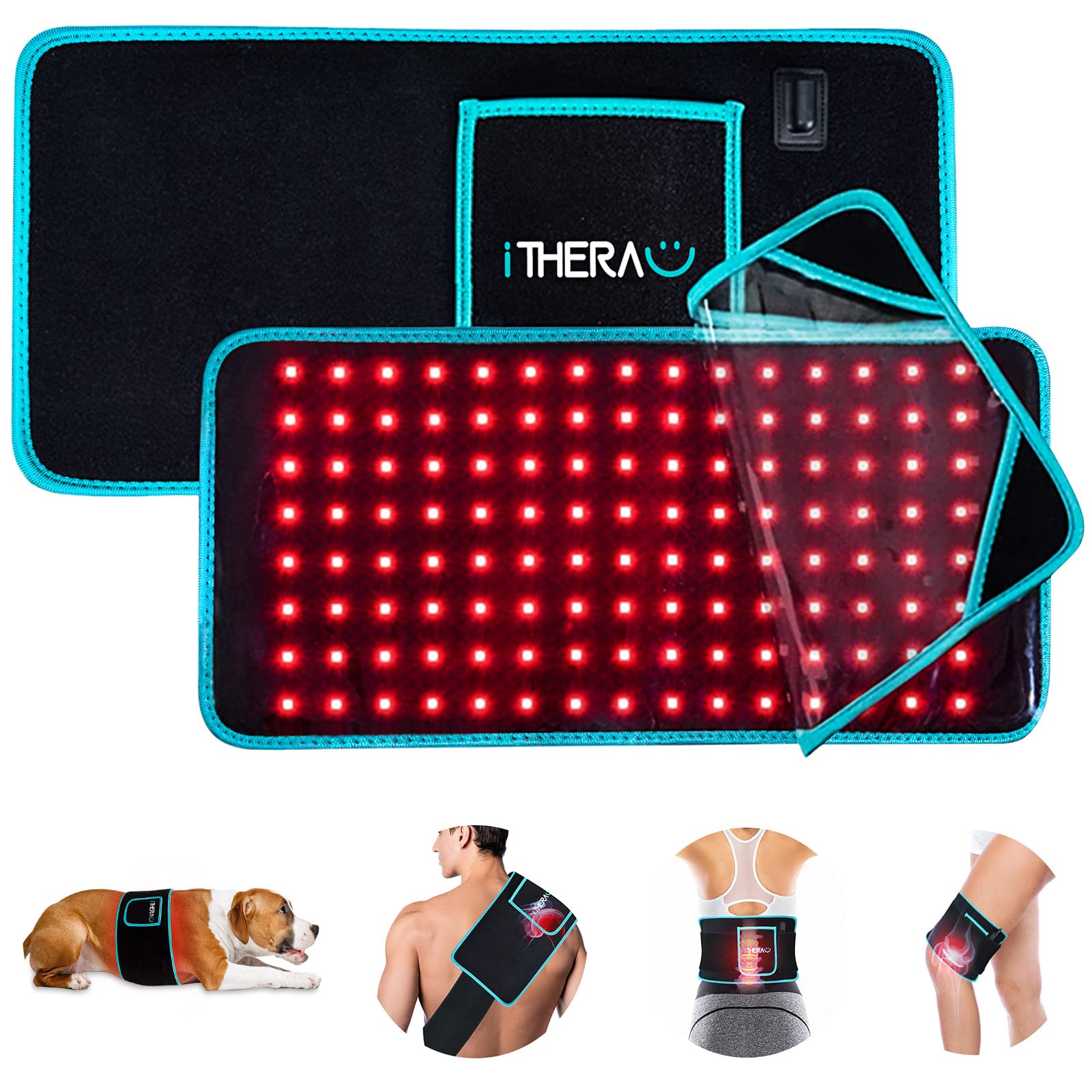 iTHERAU Lampada a Luce Rossa e Infrarossi 660/850 nm