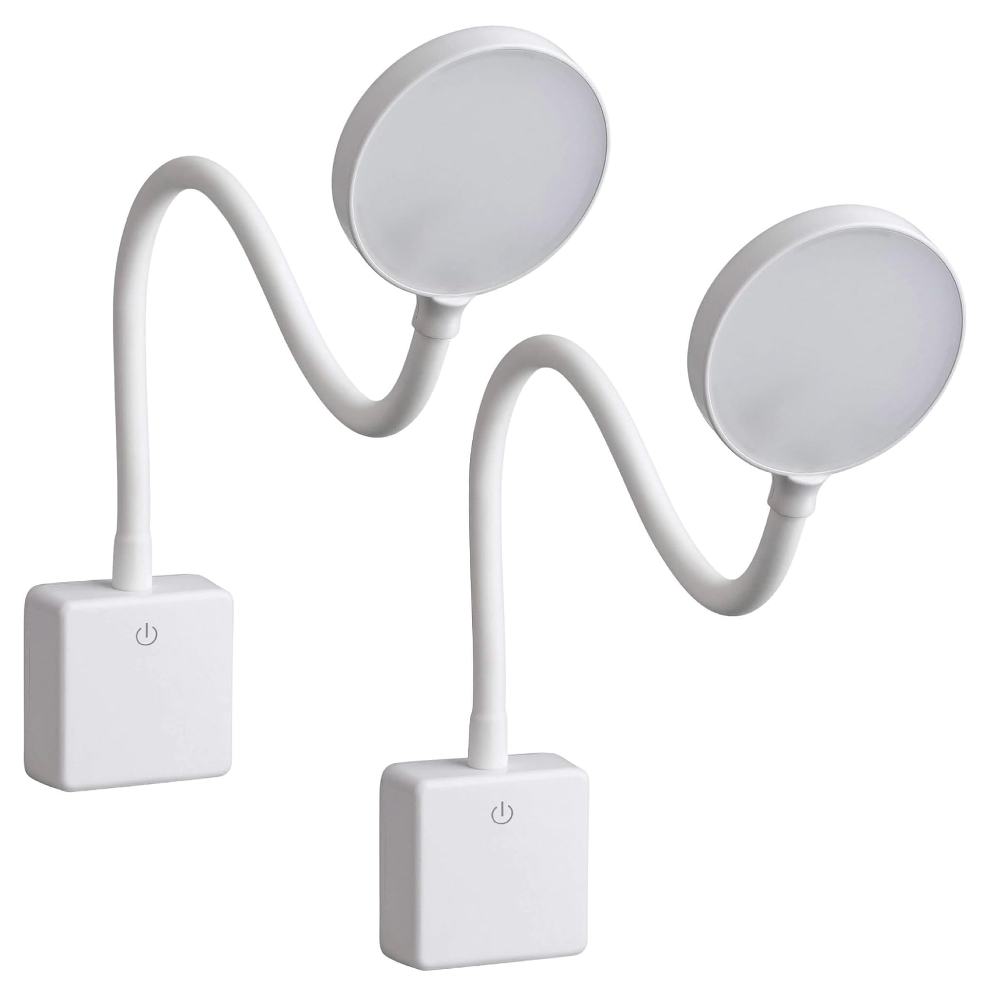 SEBSON 2x Luce Notturna LED da Presa Flessibile 4W