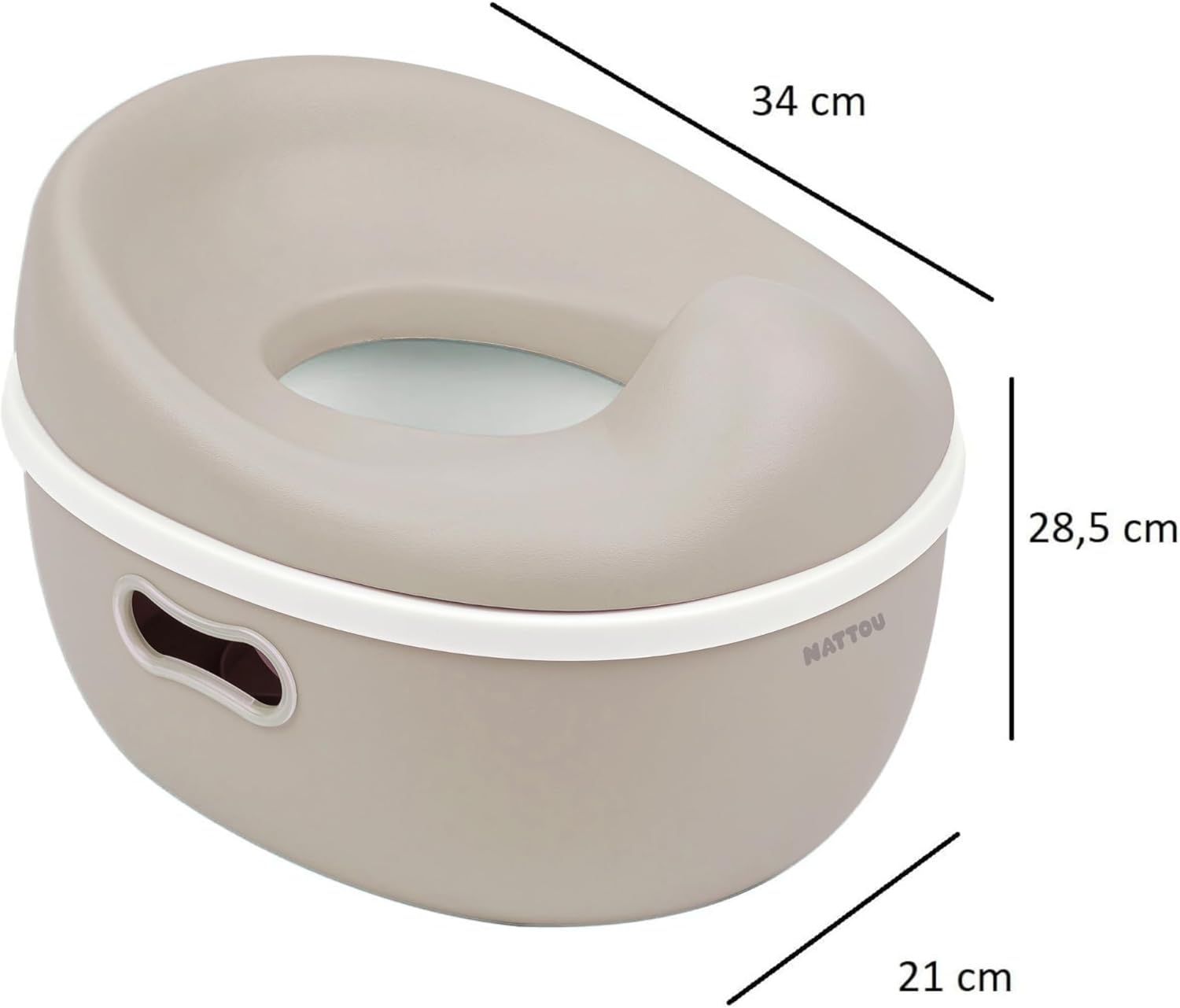 Nattou Vasino CARE, 34 cm, Rosa - immagine 2