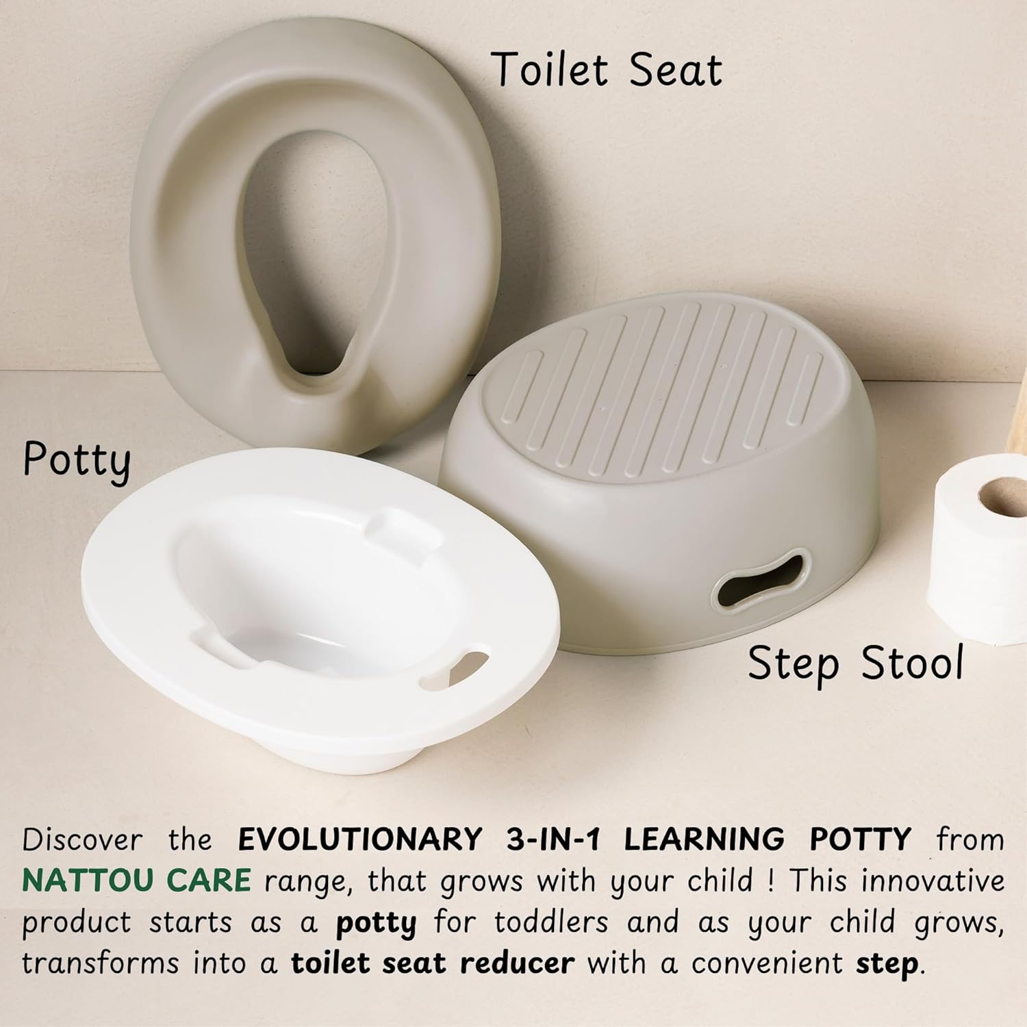 Nattou Vasino CARE, 34 cm, Rosa - immagine 5