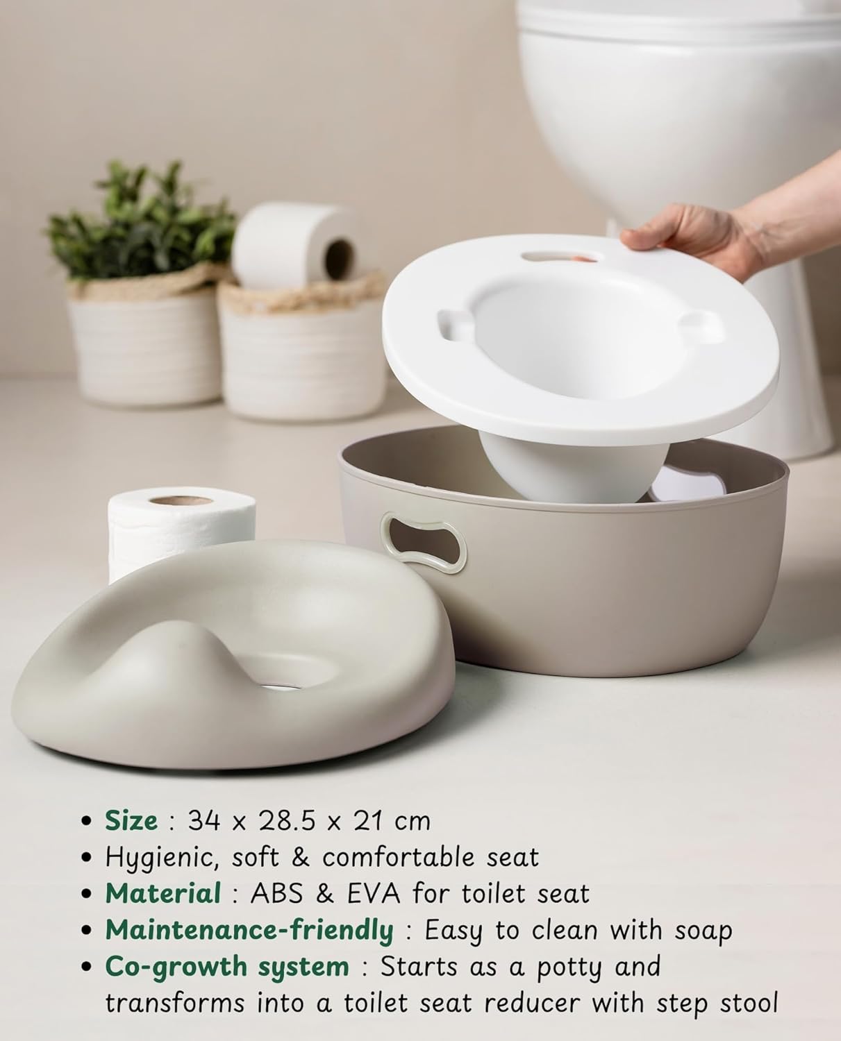 Nattou Vasino CARE, 34 cm, Rosa - immagine 6