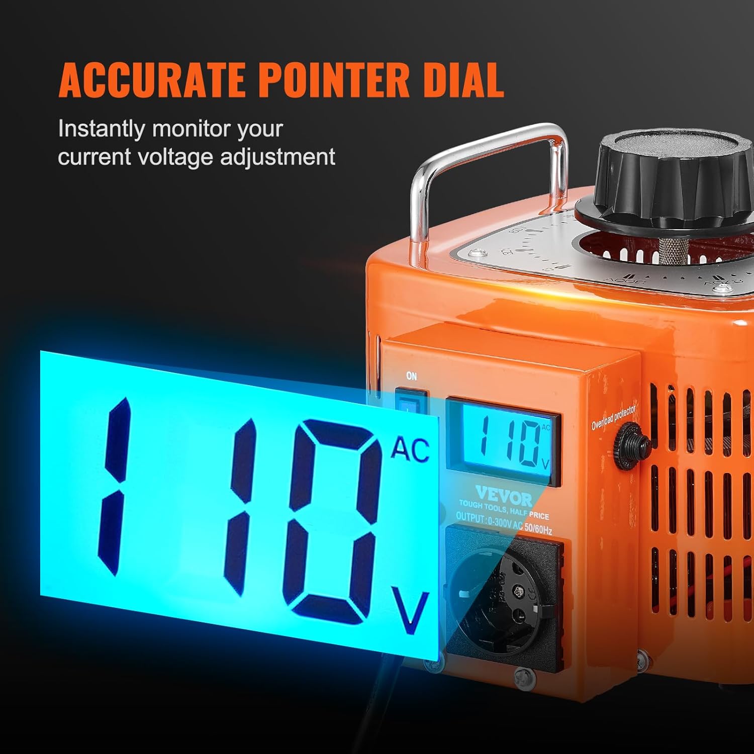 Vevor Trasformatore di Tensione 3000VA 10A - immagine 6