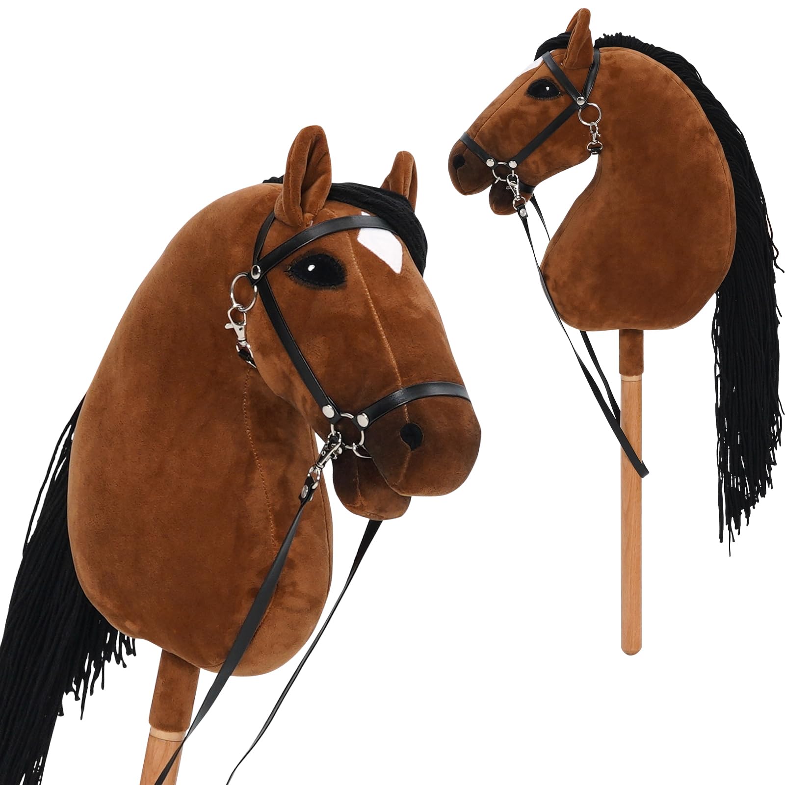 Hobby Horse per Bambini con Sella e Redini