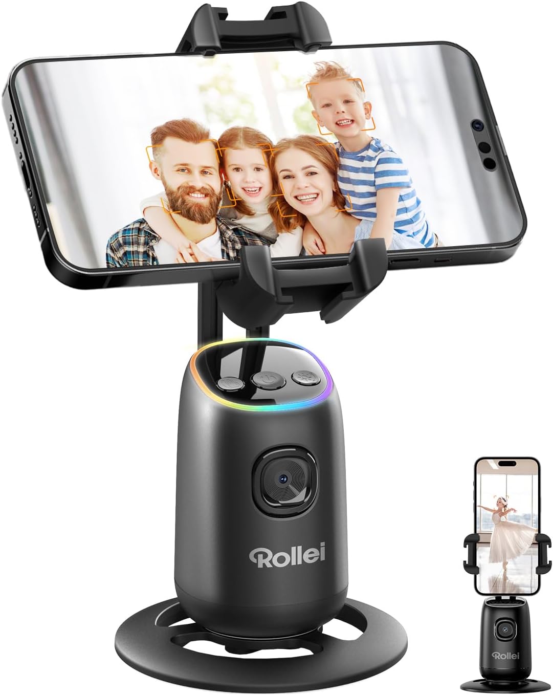 Rollei Easy Creator Desktop - Supporto Smartphone con Tracciamento - immagine 1