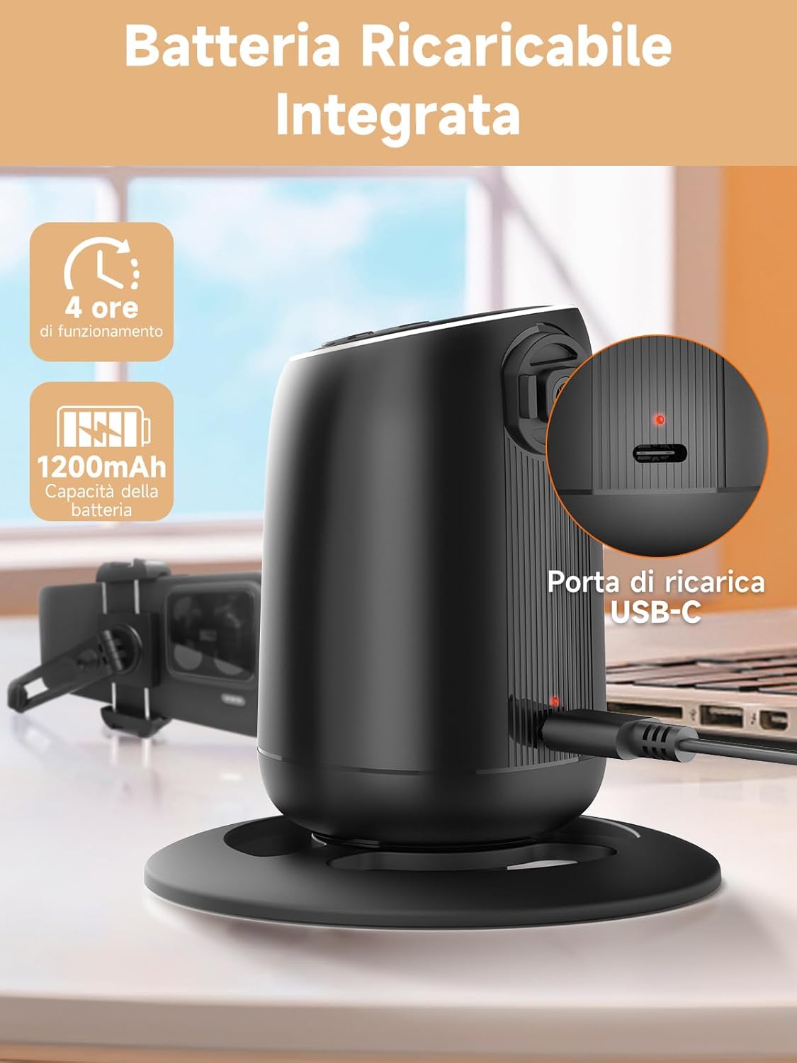 Rollei Easy Creator Desktop - Supporto Smartphone con Tracciamento - immagine 6