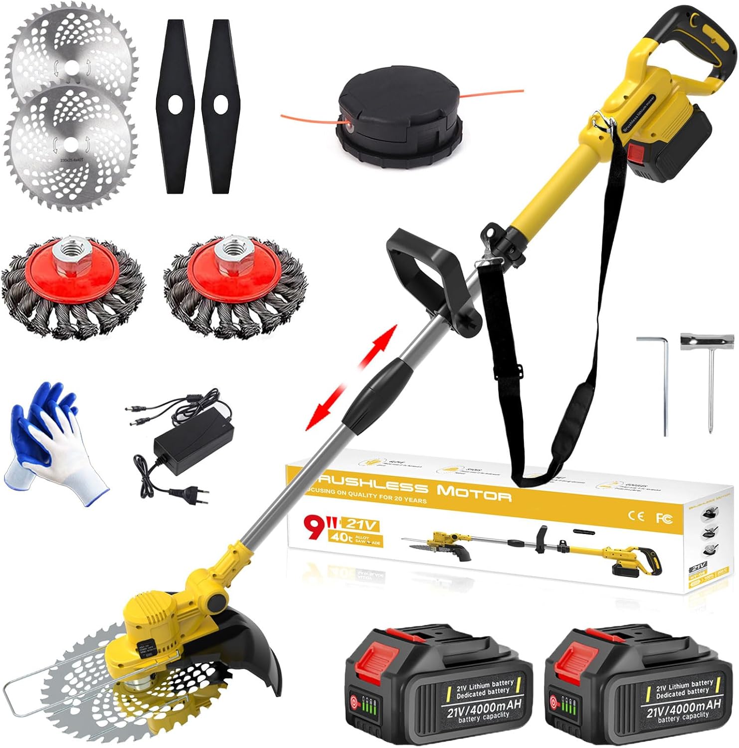 Decespugliatore a Batteria 21V 4 in 1 - immagine 1