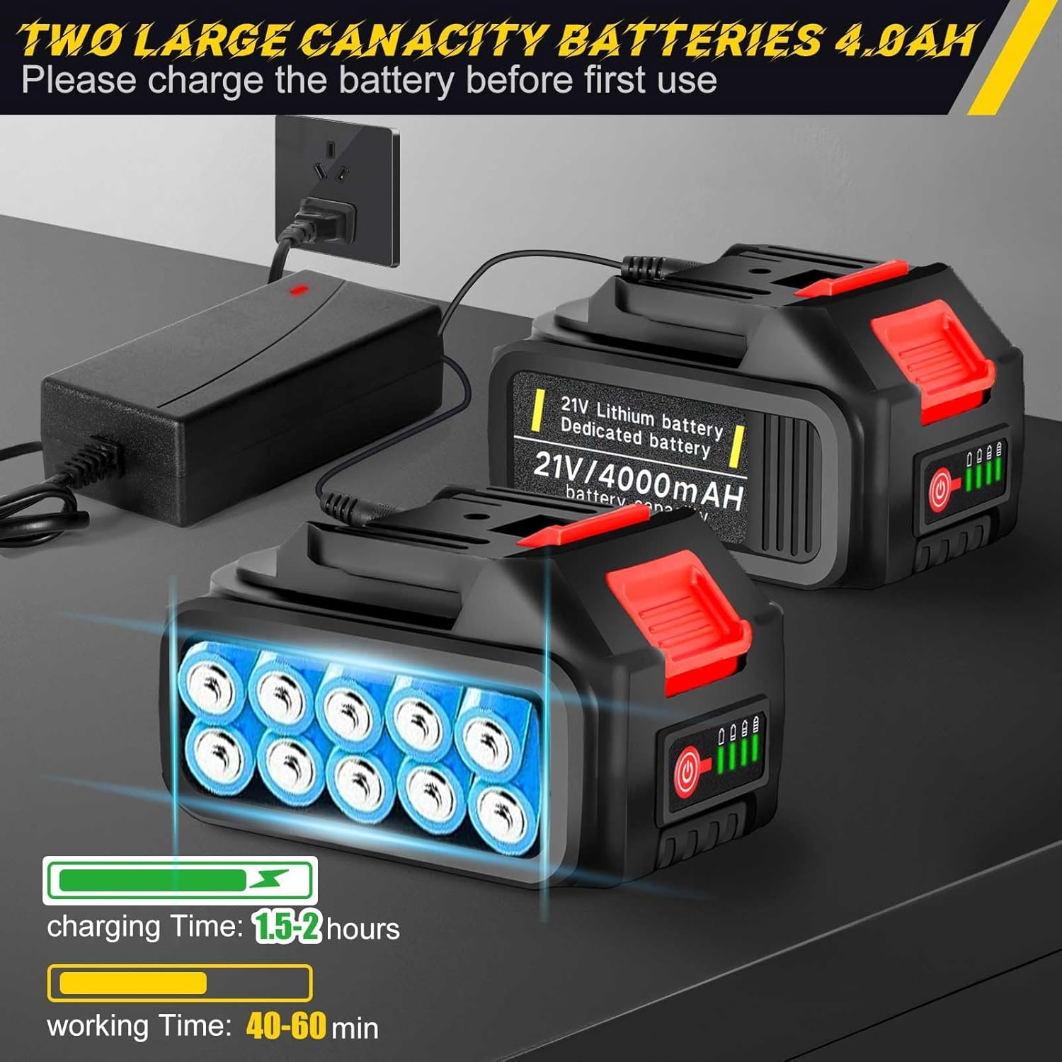Decespugliatore a Batteria 21V 4 in 1 - immagine 5