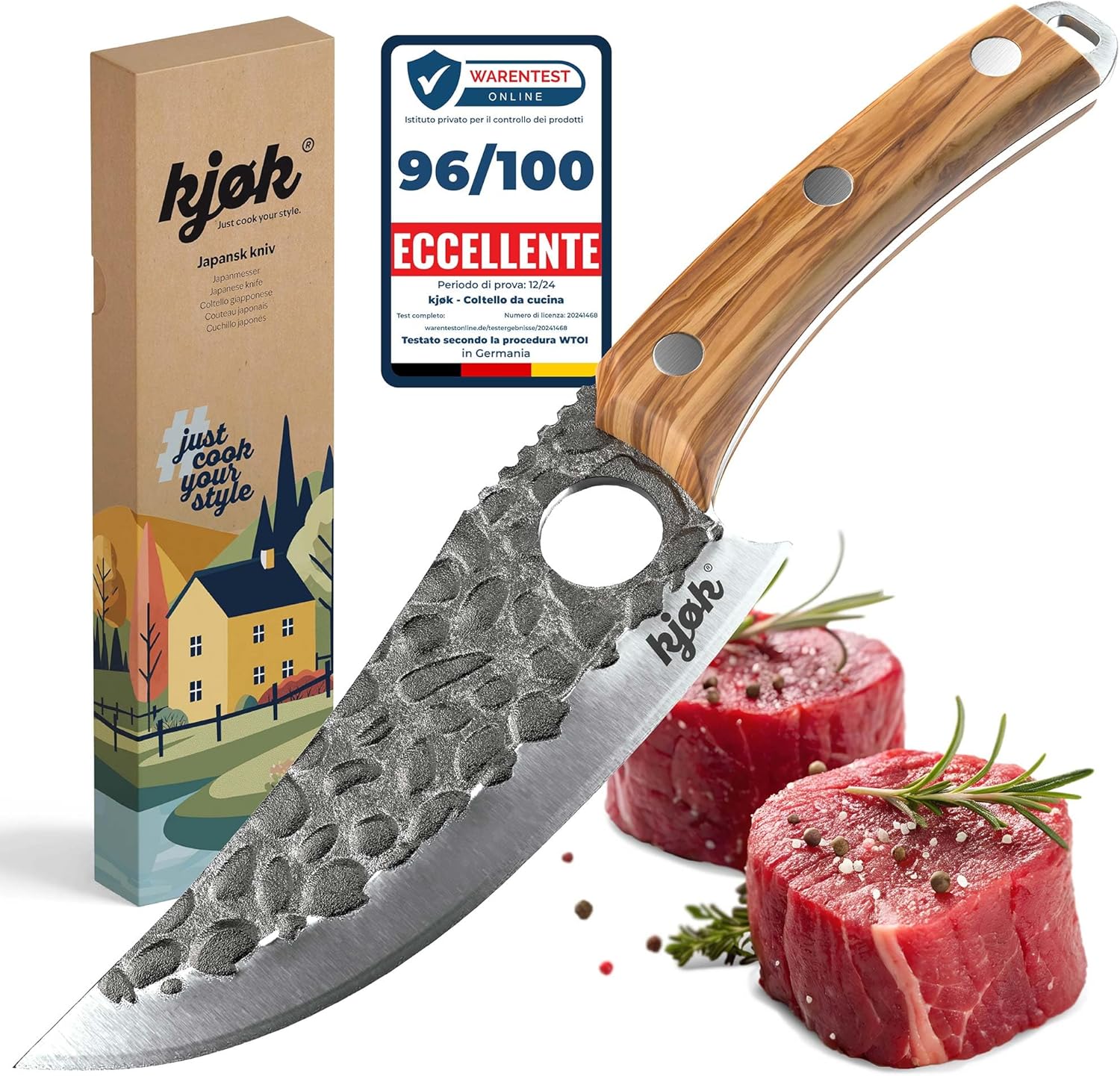 Kjøk Coltello da Cuoco Professionale Giapponese 15cm - immagine 1