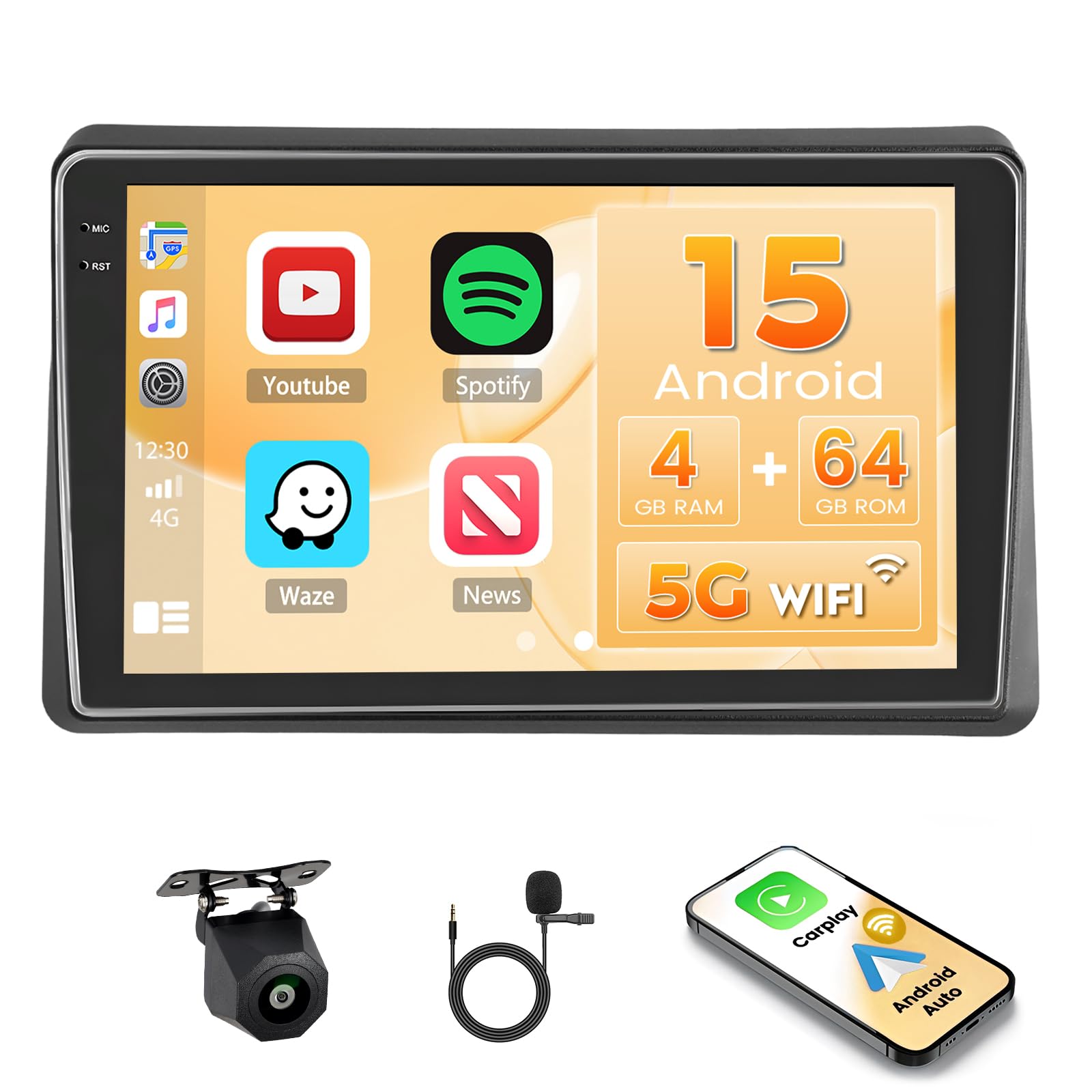 Hikity Android 15 Autoradio per Renault Master 2021