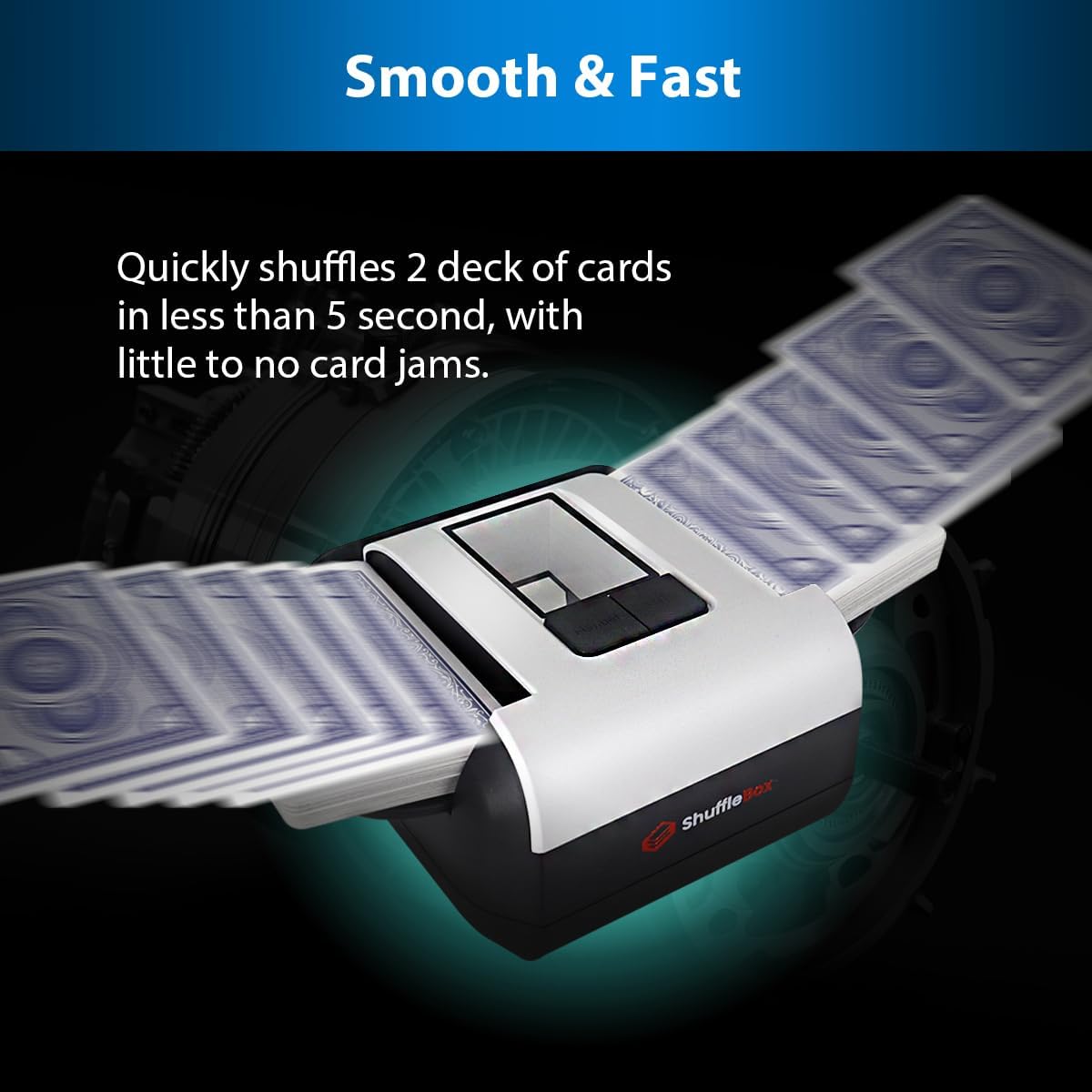 ShuffleBox Shuffler Automatico S1 per 2 Deck - immagine 4