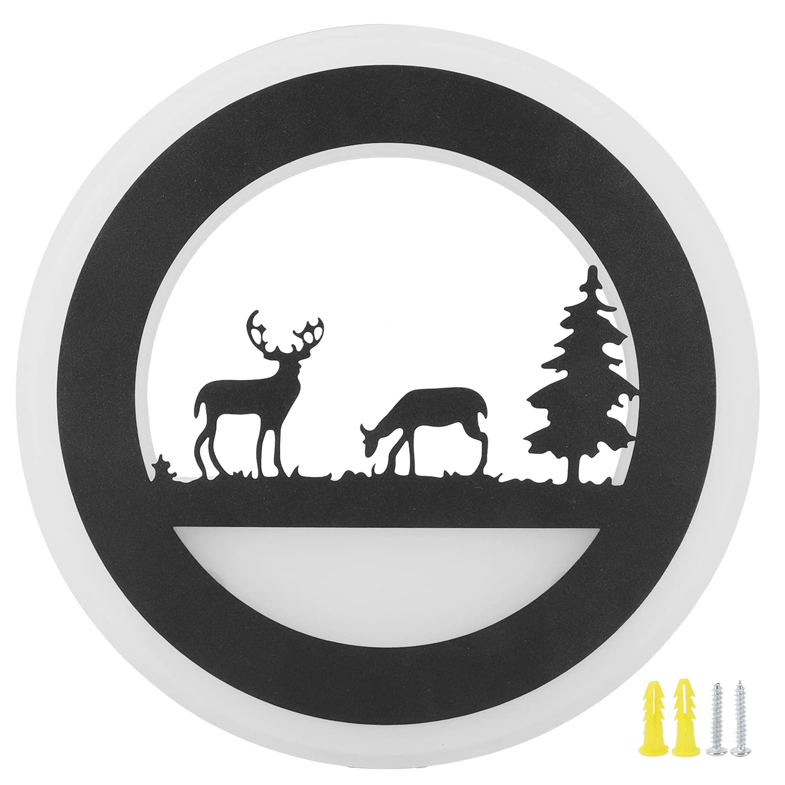 Lampada da Parete a LED con Cervo Longhorn