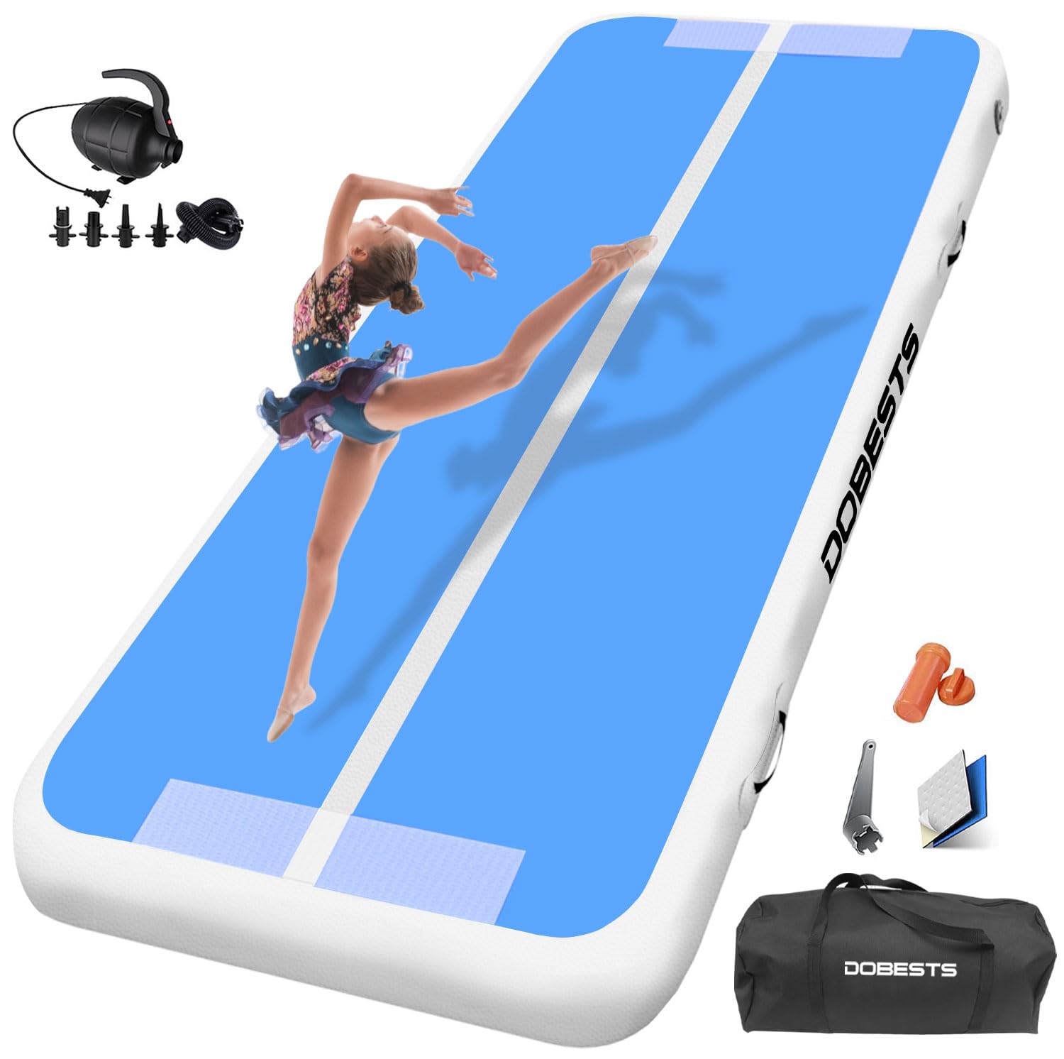 Dobests Tappetino Ginnastica Gonfiabile Air Track 4m