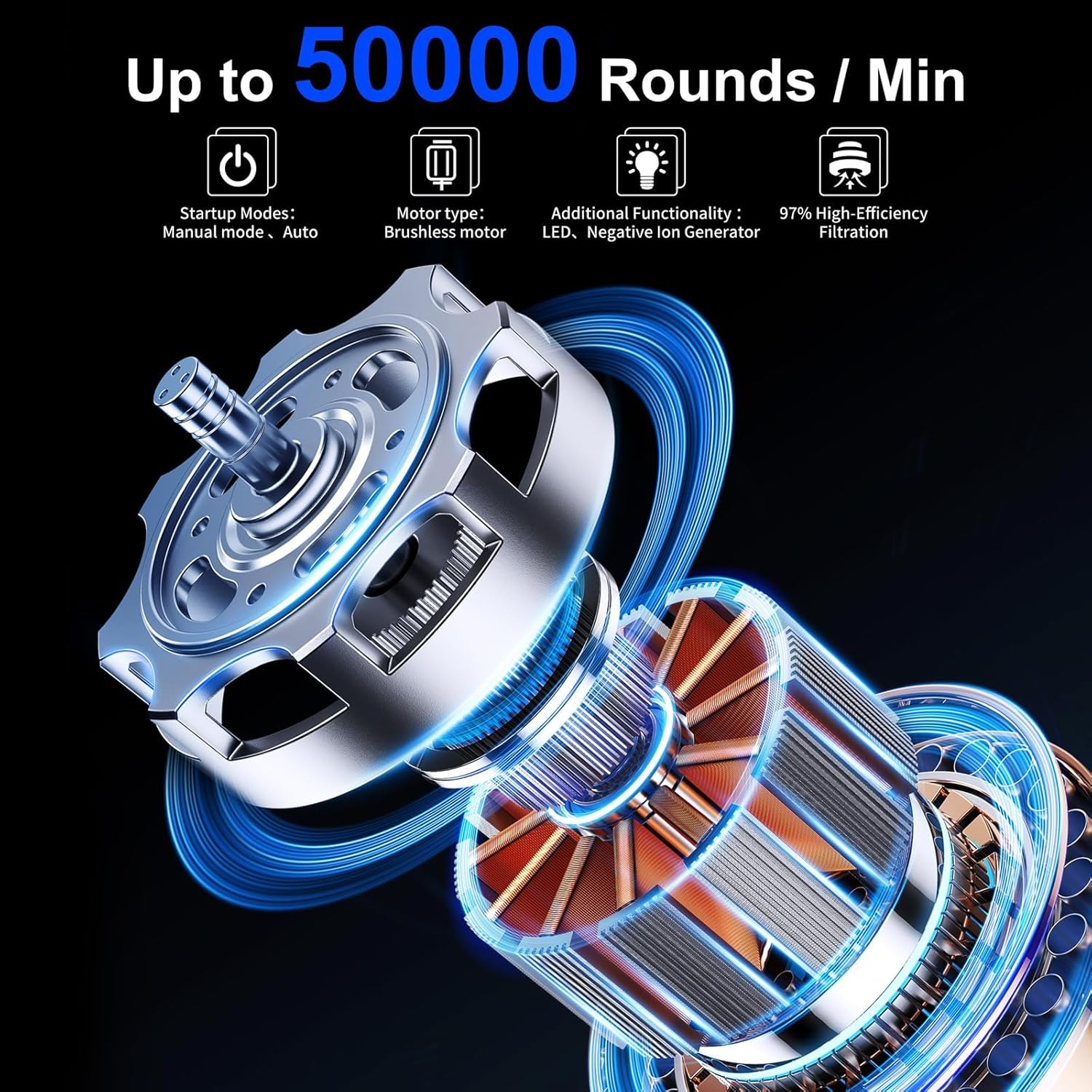 Aspiratore CNC TTC 450 Pro per Motore Mandrino 775/500W - immagine 3