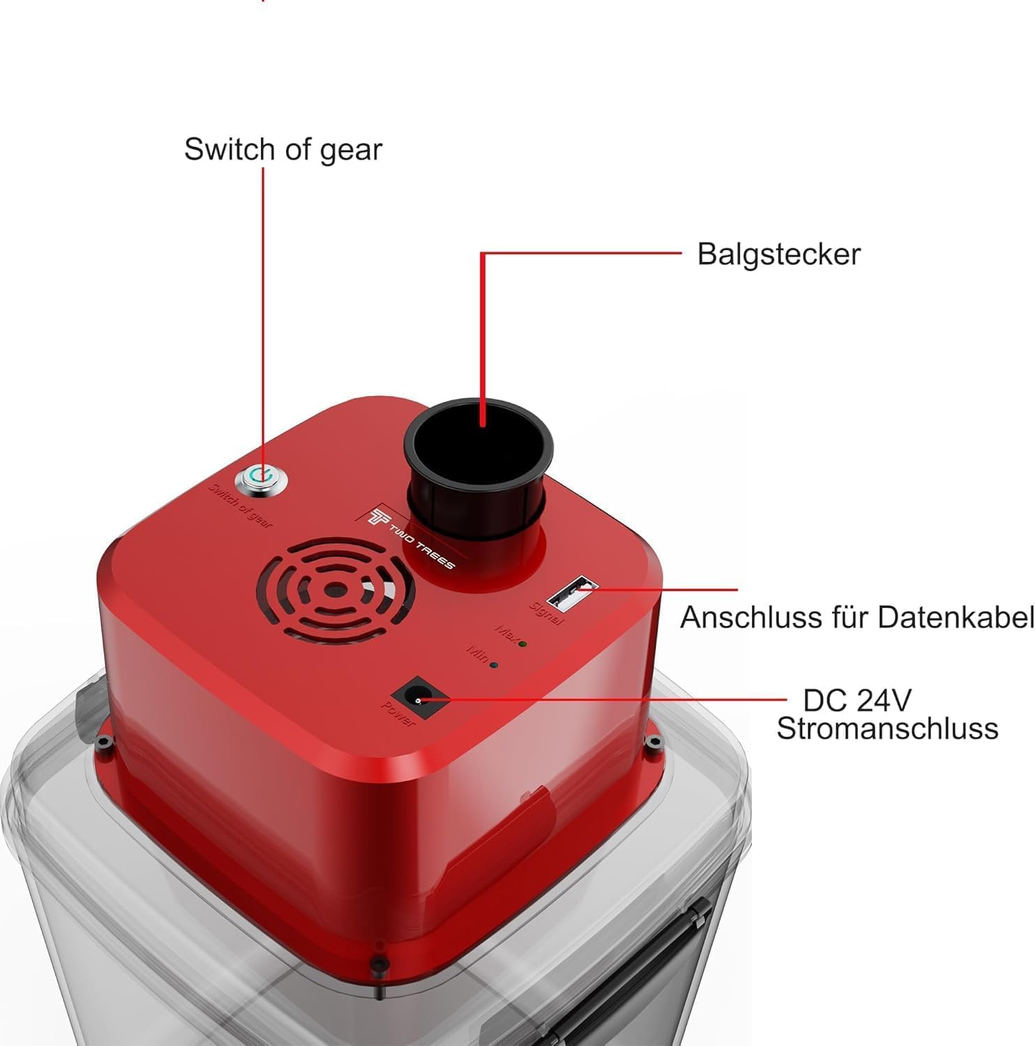 Aspiratore CNC TTC 450 Pro per Motore Mandrino 775/500W - immagine 7