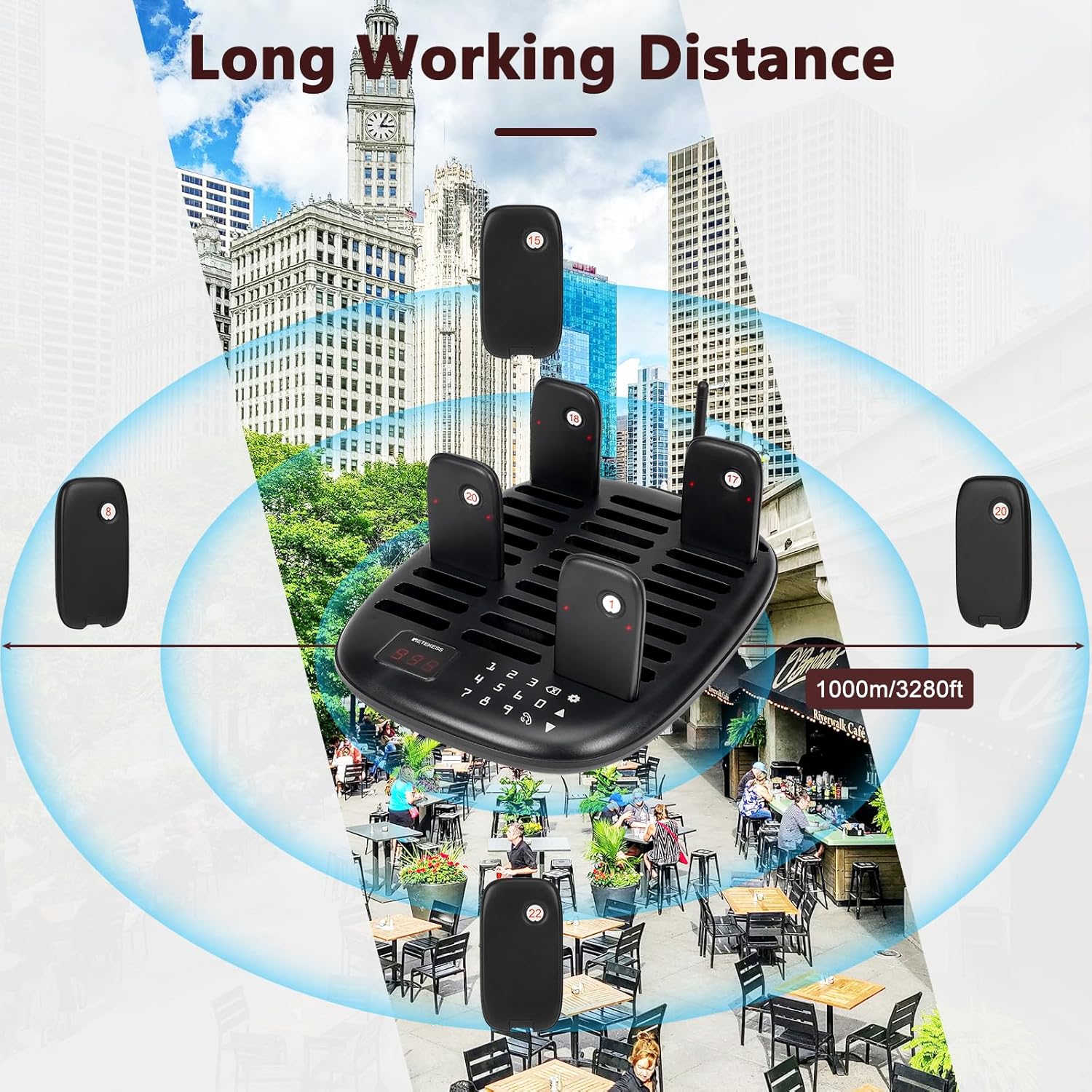 Retekess TD175P Cercapersone Ristorante Wireless 30 Pager - immagine 1