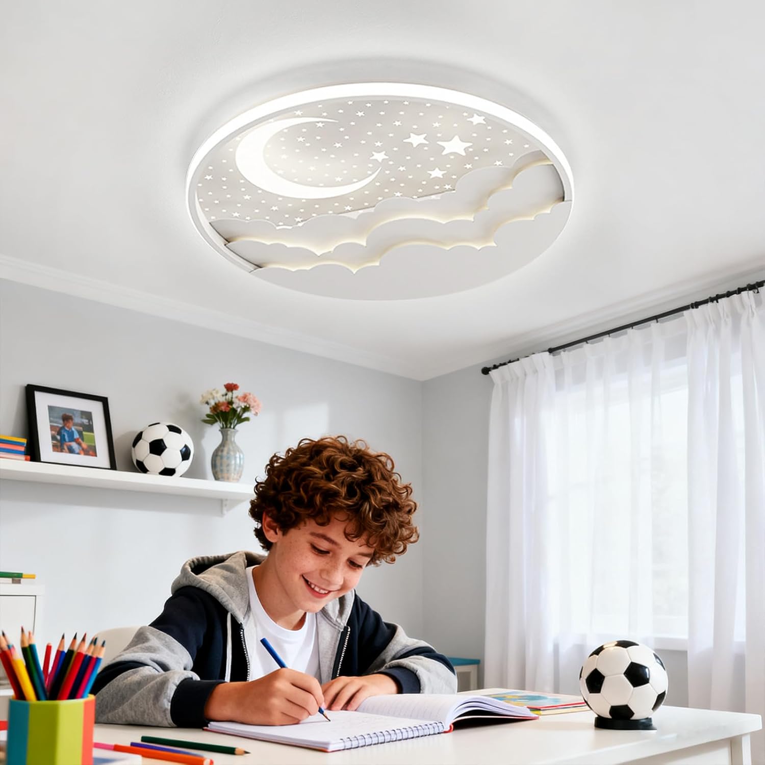 Yzbeimdai Lampada da Soffitto LED per Bambini 50cm - immagine 2