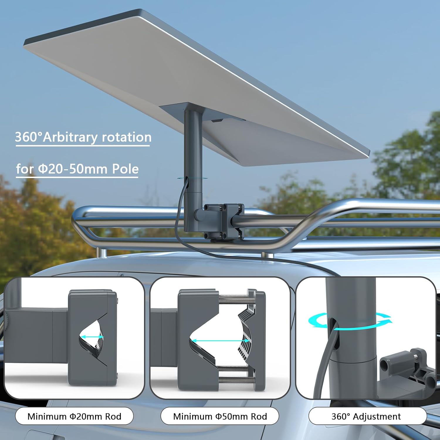 Holaca Supporto Aggiornato per Caricatore RVStarlink - immagine 5