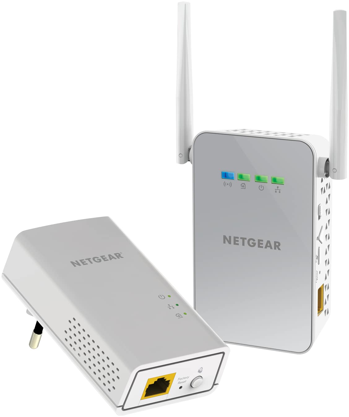 Netgear Plw1000-100Pes - Adattatori Powerline AV1000, Bianco