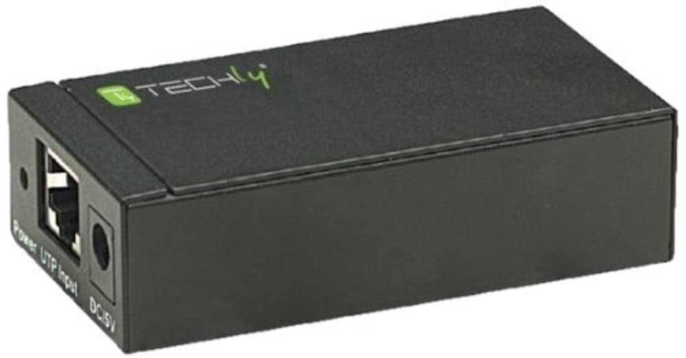 Techly 302952 Ricevitore per Extender Audio/Video su Cavo Cat5e 300 m Nero