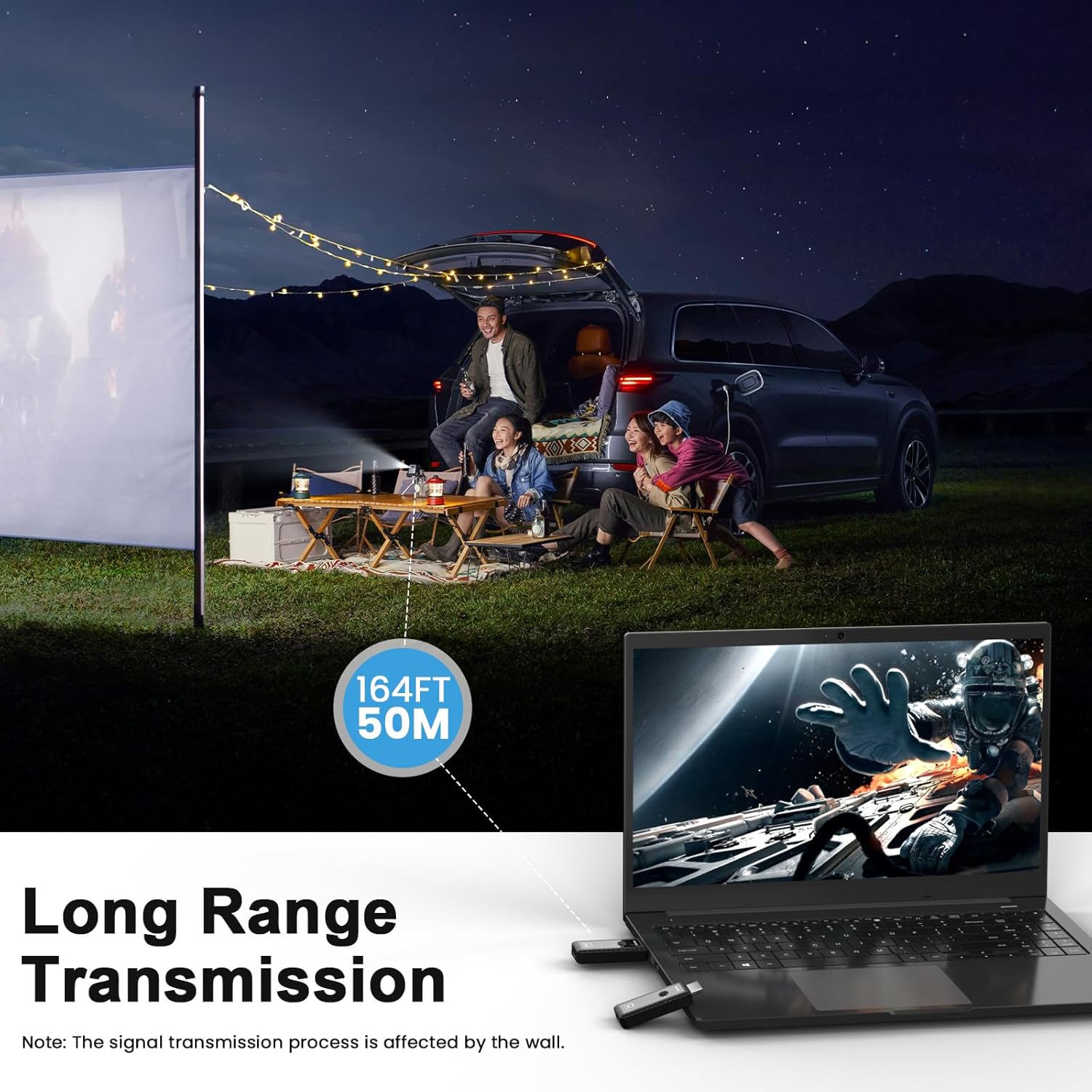 Pwaytek Trasmettitore e Ricevitore HDMI Wireless 4K - immagine 7