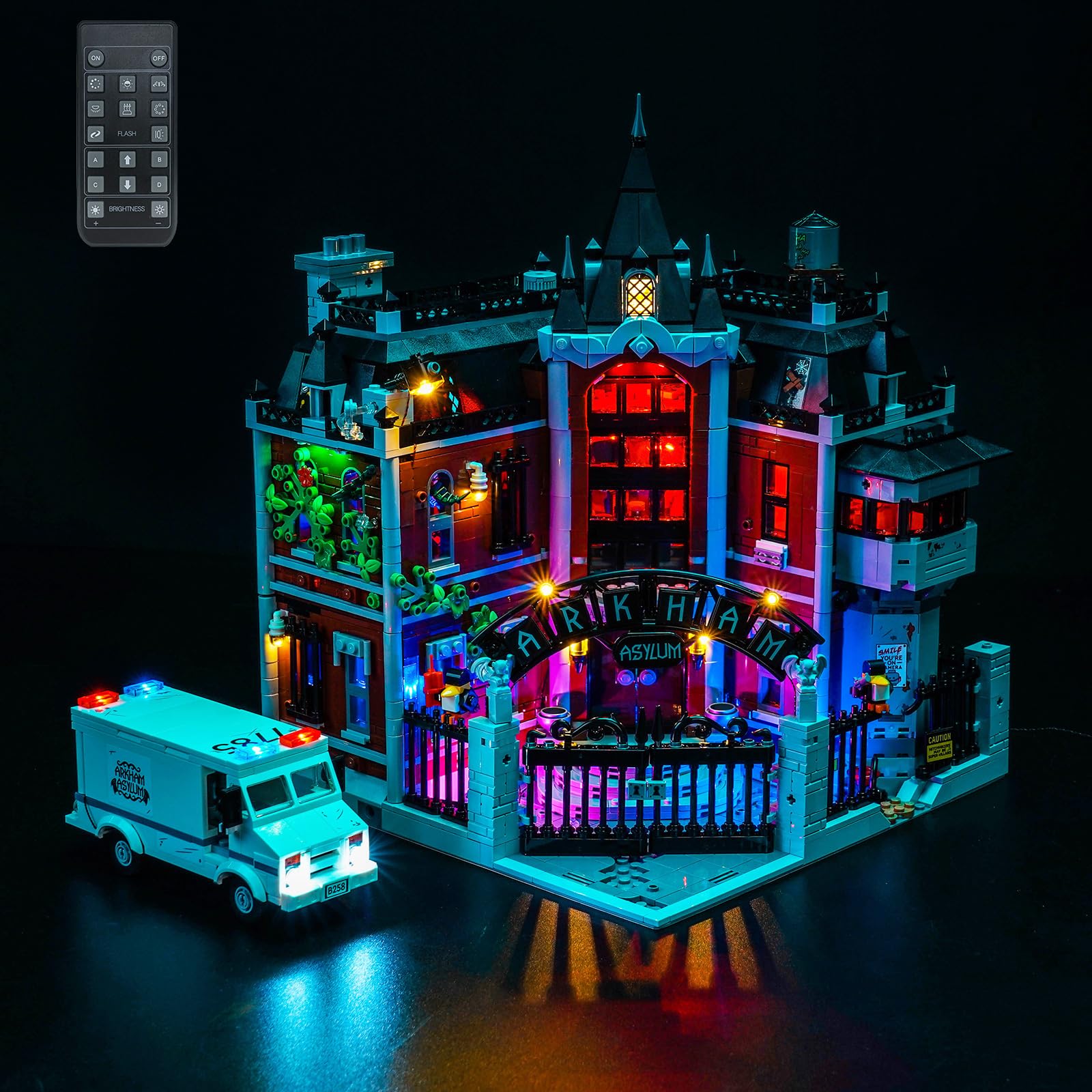 Kit Luce LED per Lego Arkham Asylum 76300