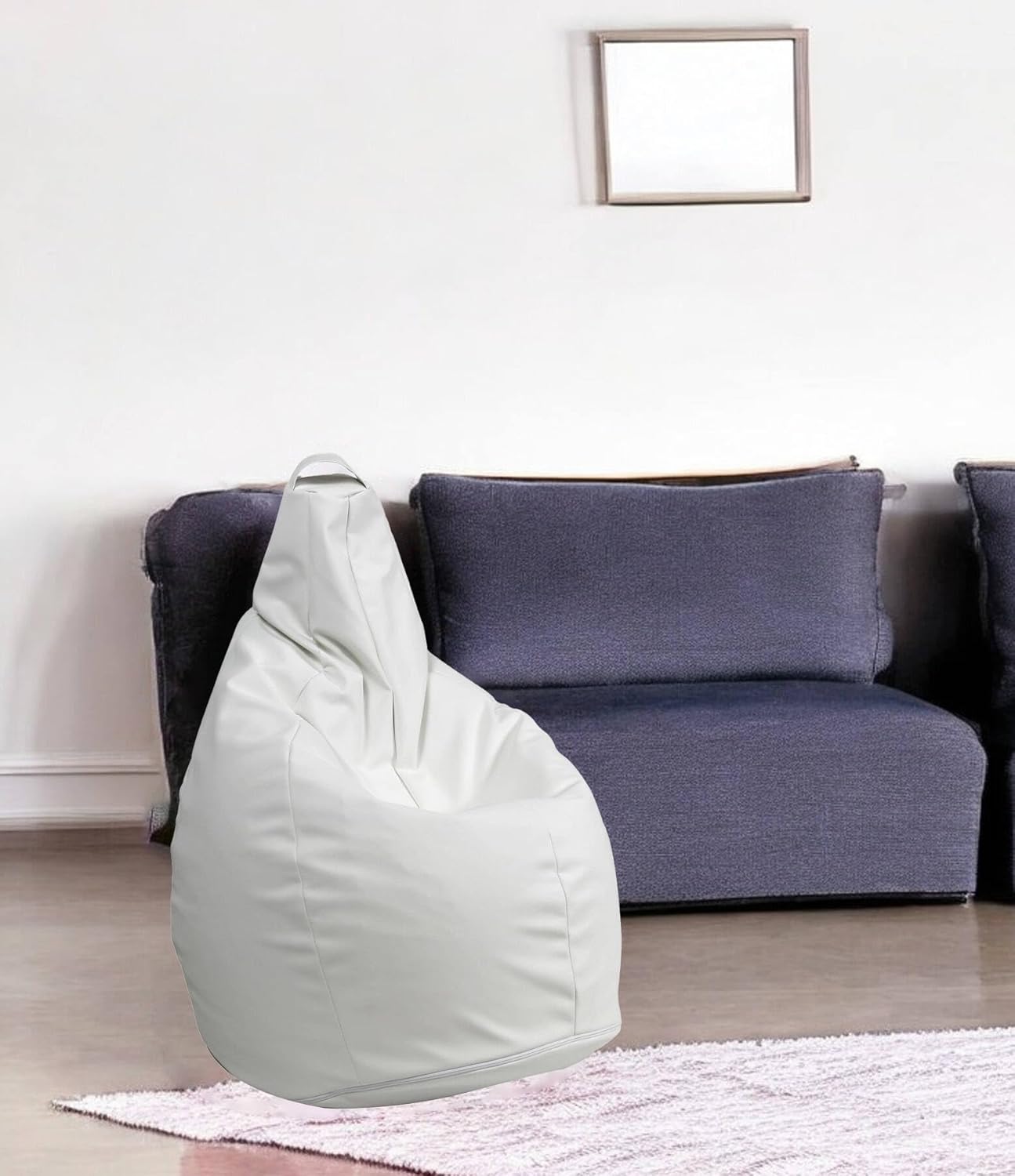 Talamo Italia - Pouf Abner Multiuso, Bianco - immagine 1