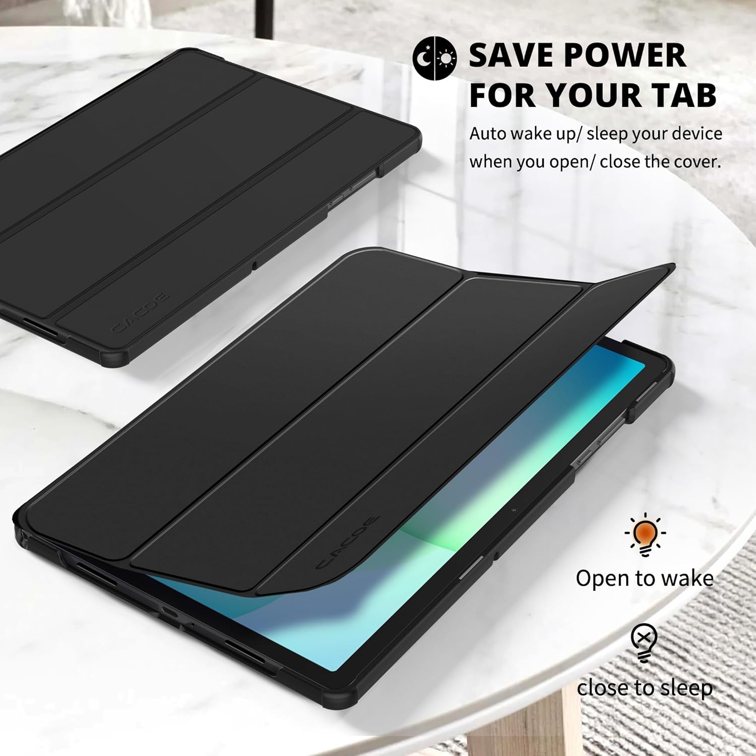 Cacoe Custodia Cover Compatibile Samsung Galaxy Tab A11+ Plus - immagine 3