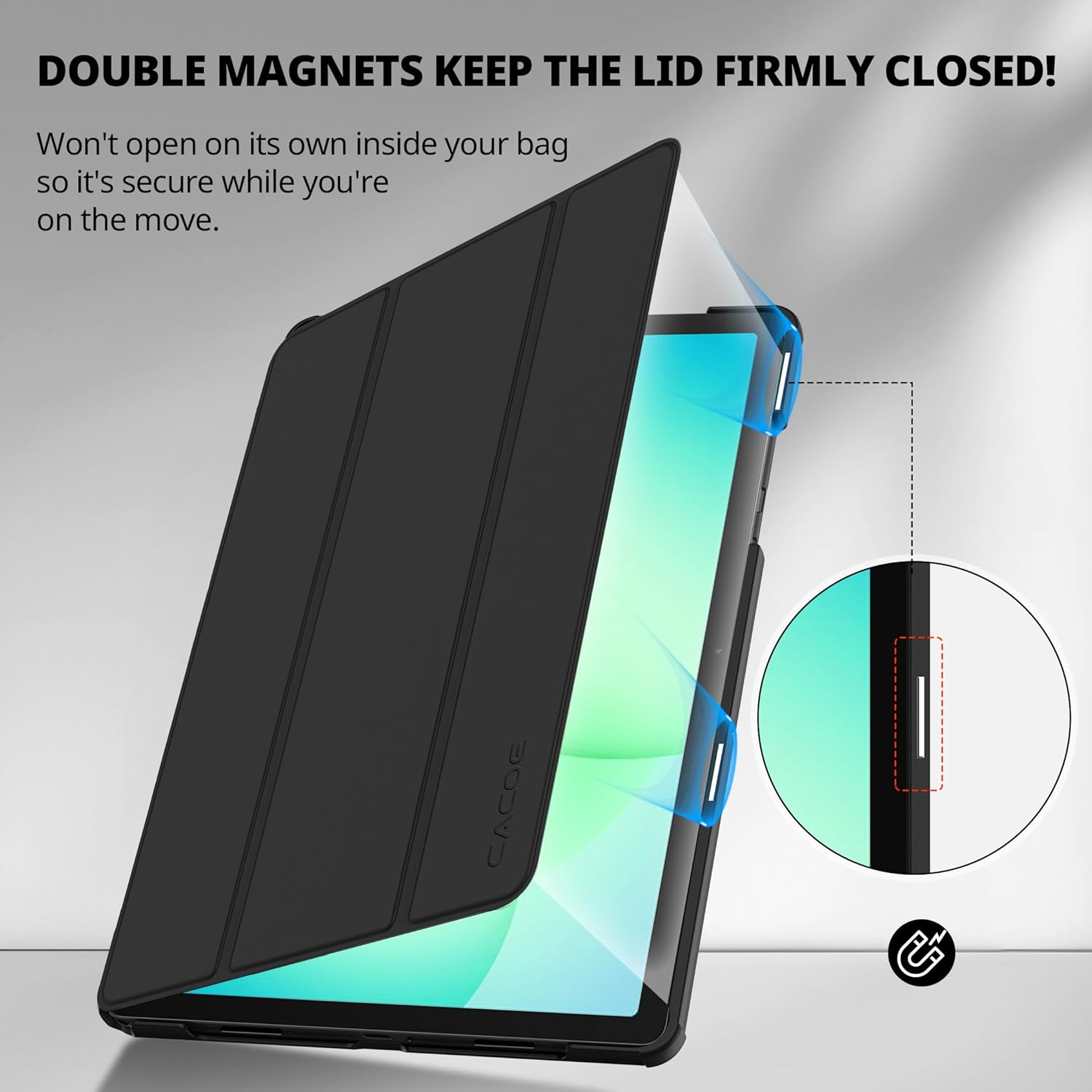 Cacoe Custodia Cover Compatibile Samsung Galaxy Tab A11+ Plus - immagine 4