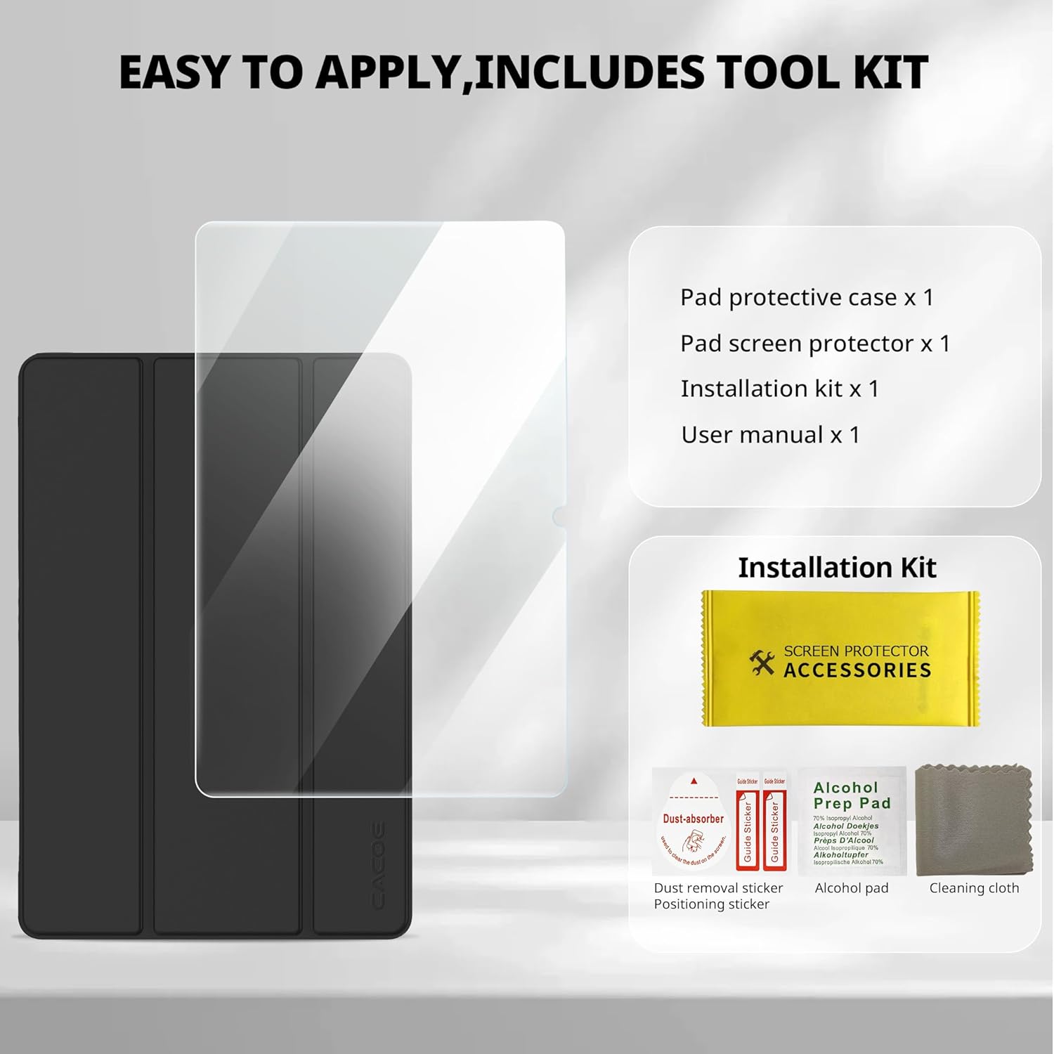 Cacoe Custodia Cover Compatibile Samsung Galaxy Tab A11+ Plus - immagine 7