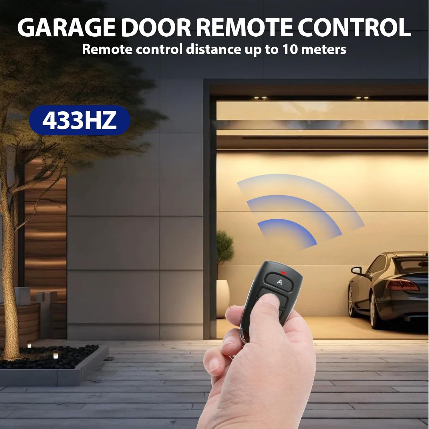 Telecomando Cancello Universale 433 Mhz - 3 Pezzi - immagine 5