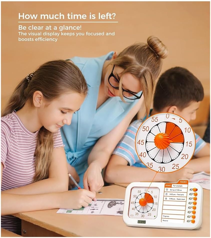Timer Visivo ADHD con Lavagna di Pianificazione - immagine 2
