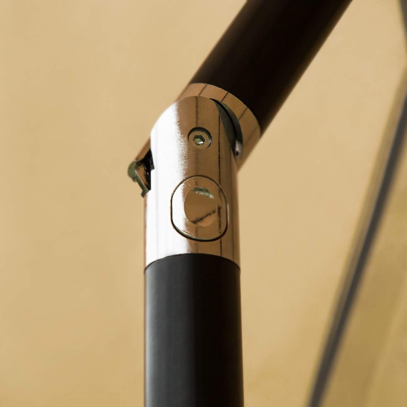 Sunnyglade Ombrello da Tavolo Esterno con Manovella, Beige - immagine 6