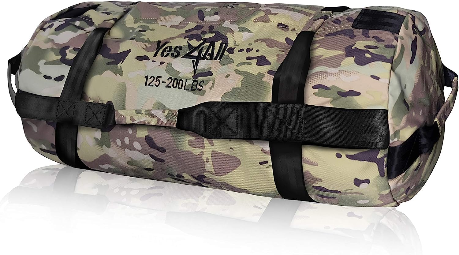 Yes4All Sandbag Regolabile per attività Fisica e Fitness con 7 Maniglie - Power Bag per allenamenti di Corsa, Core Bag per Molti allenamenti Esercizio Funzionali, e Forza 2-90kg