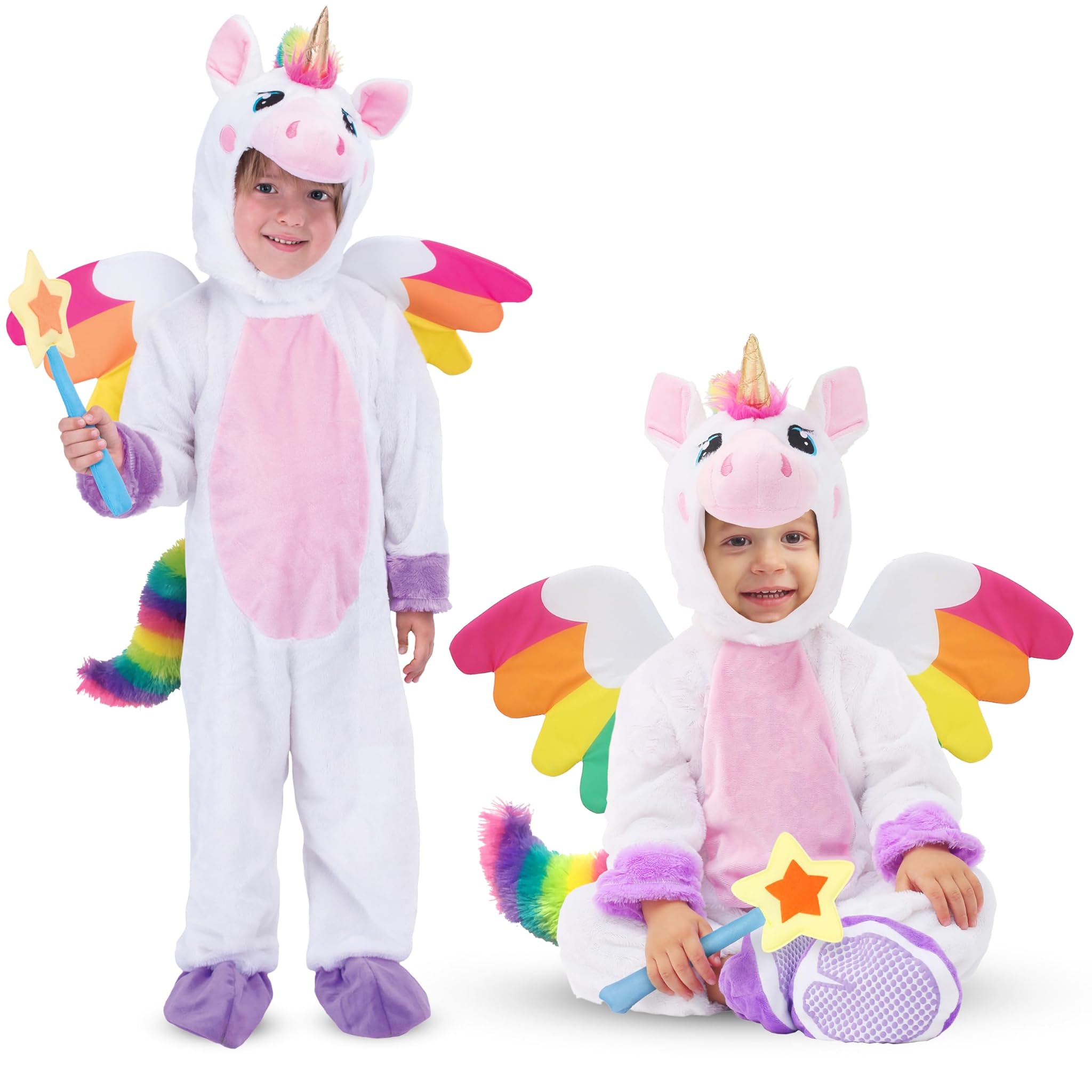 Spooktacular Creations Unicorn Costume Bianco