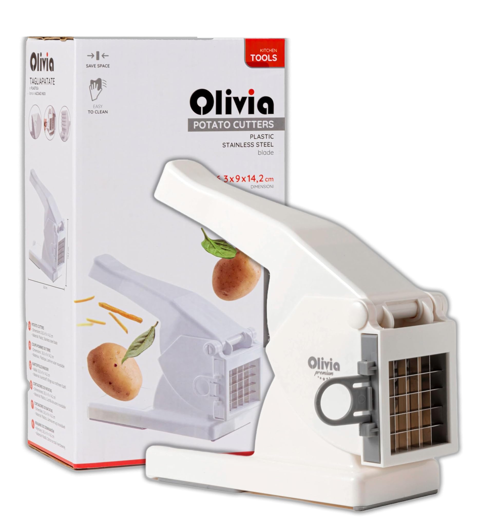 Ipea Taglia Patate Professionale con Lame Inox