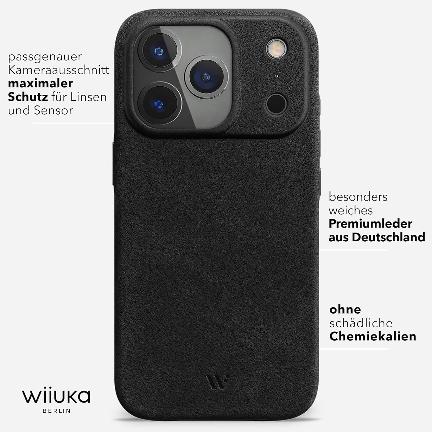 Wiiuka Custodia per iPhone 17 Pro in Pelle Tedesca - immagine 2