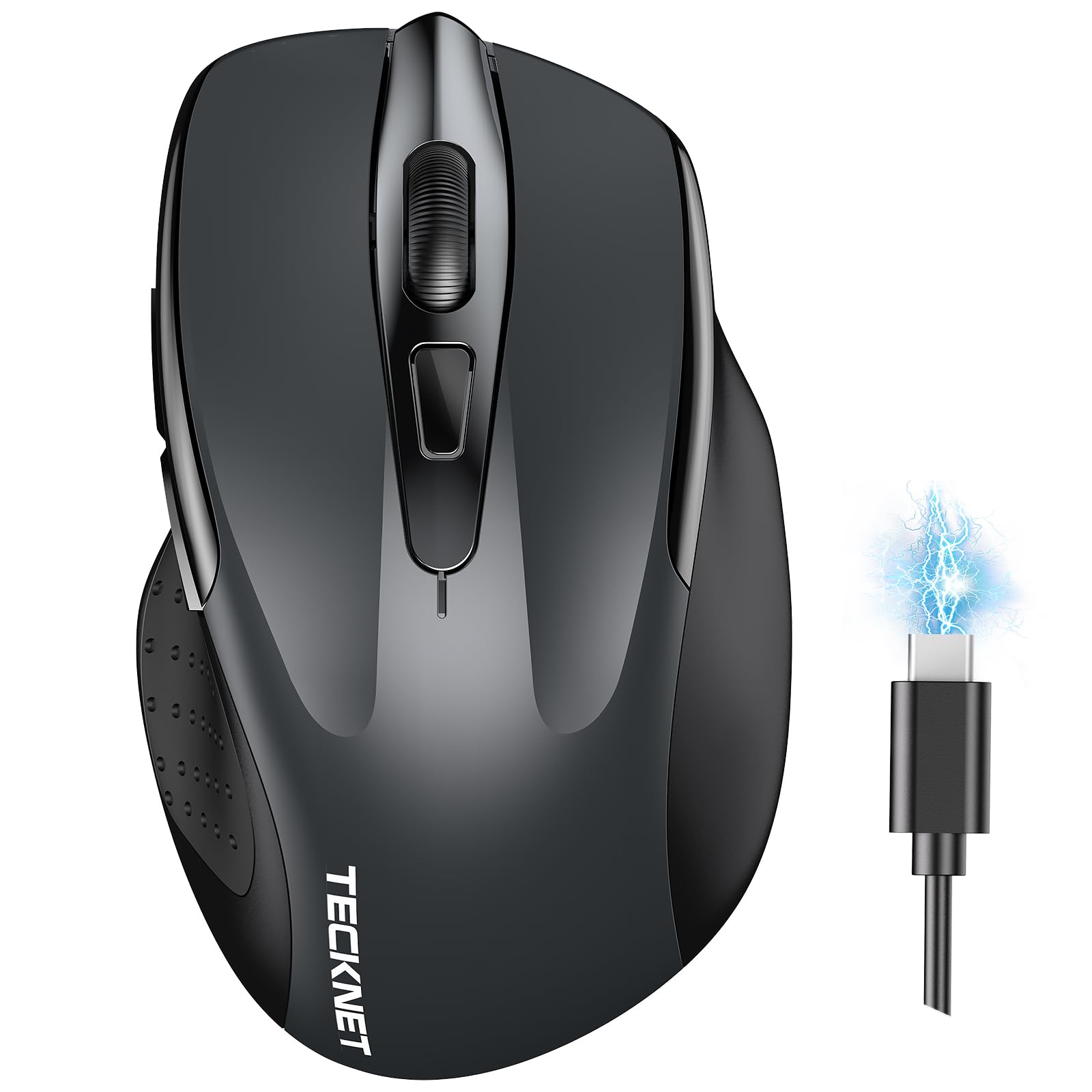 Tecknet Mouse Bluetooth Ricaricabile Multi-dispositivo 4800 DPI