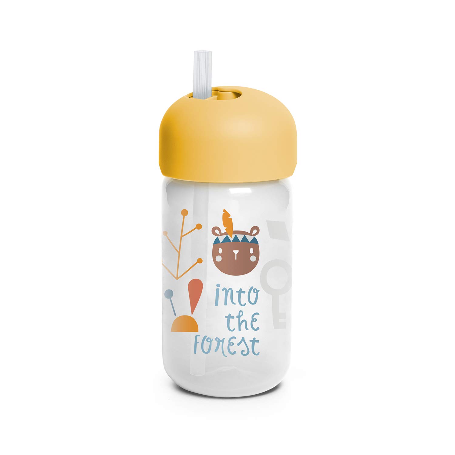 Suavinex Baby Training Cup con Cannuccia, Giallo 340ml
