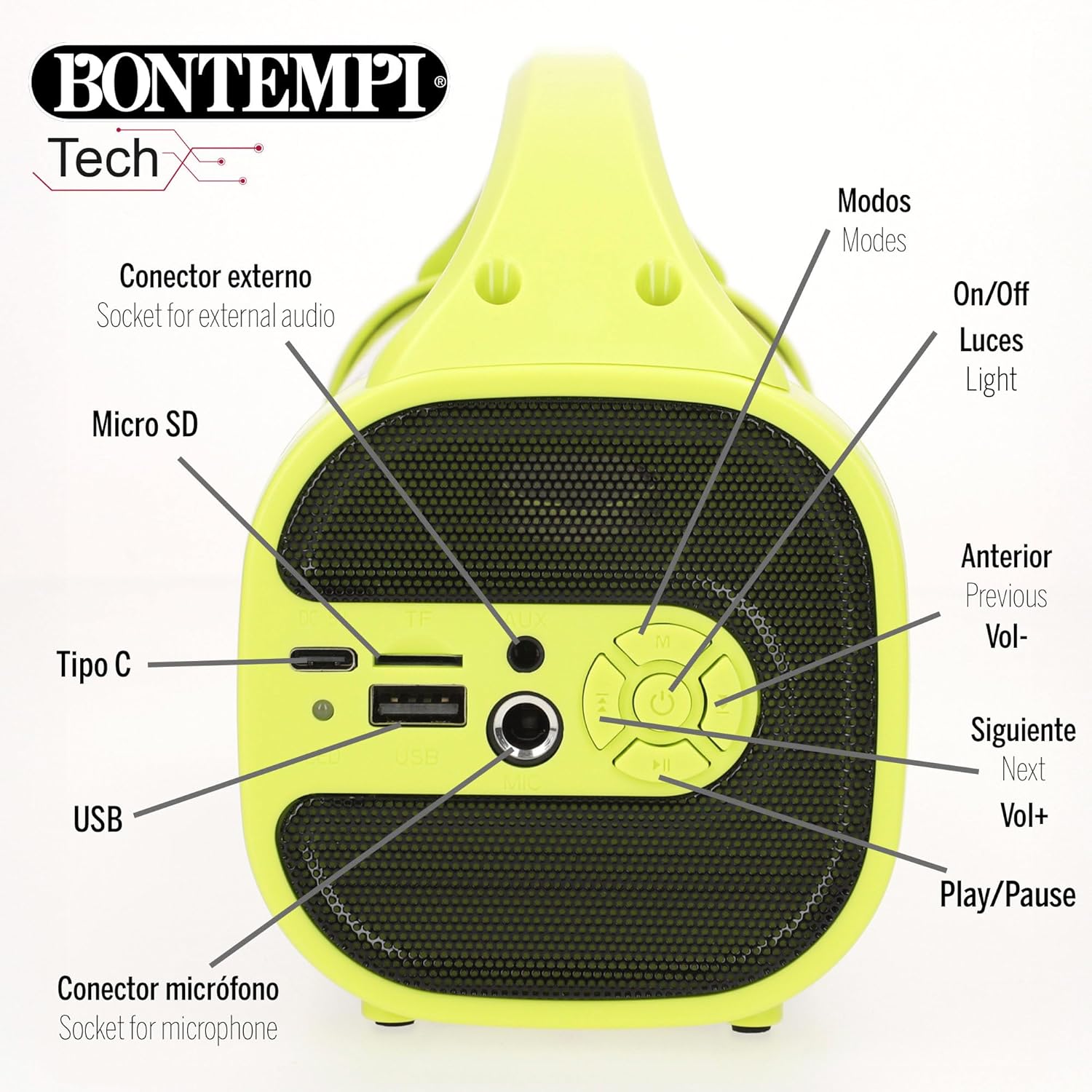 Colorbaby Bontempi - Altoparlante Wireless Karaoke - immagine 5