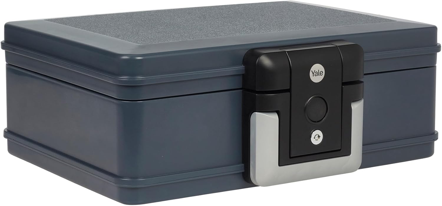 Yale Feuer- & Wassertruhe Groß 16,8 L, Grau - immagine 1