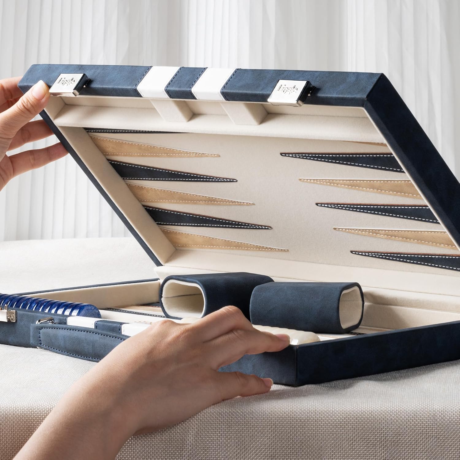 Backgammon Sets for Adults - Gioco da Tavolo Classico - immagine 4