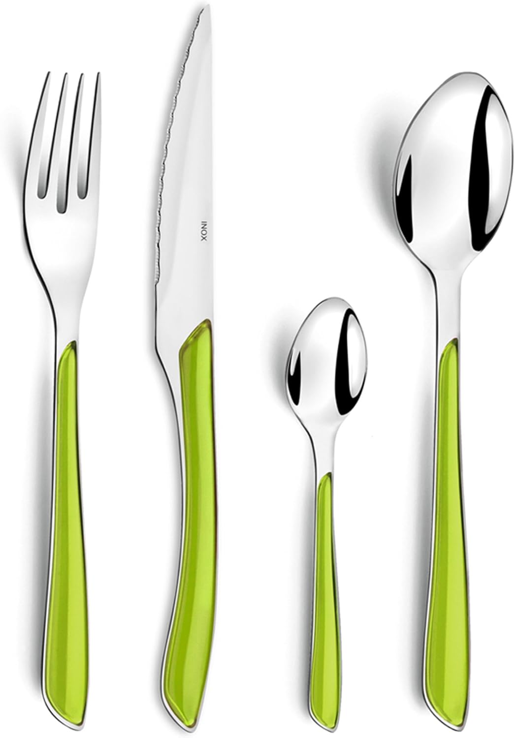 ECLAT Set di posate da 24 pezzi, verde - immagine 1