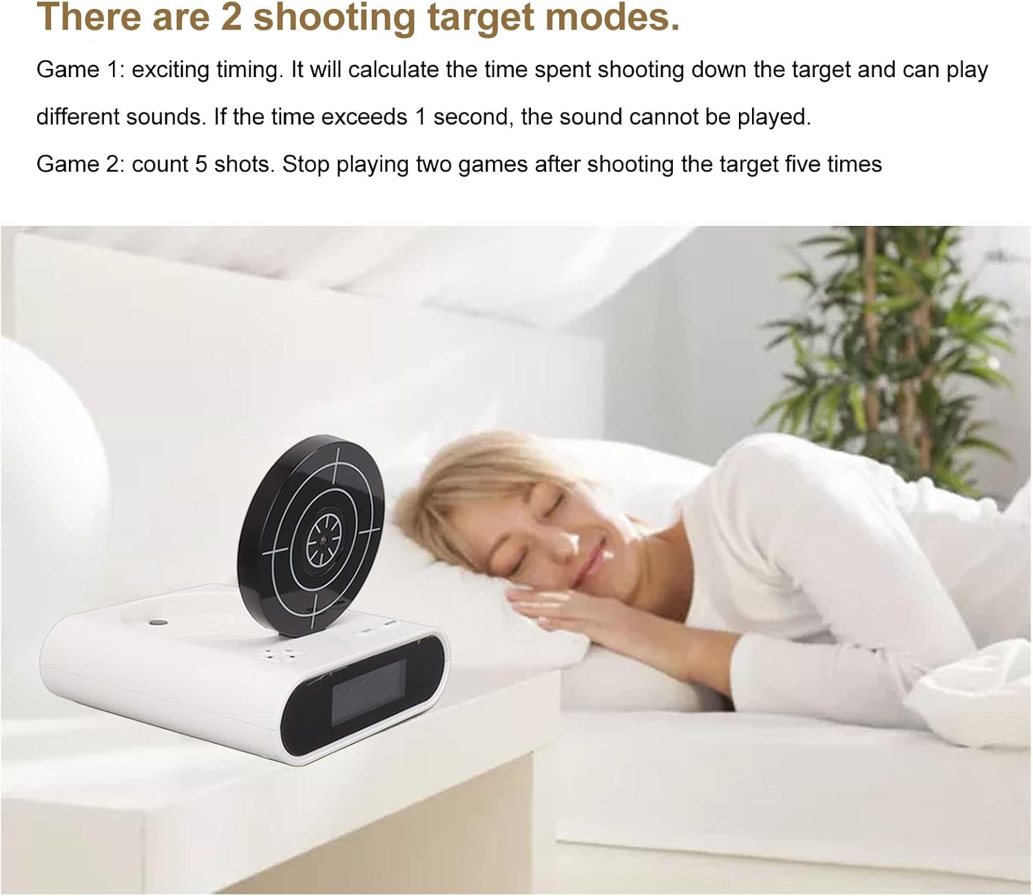 Digital Target Dreid Clock - Sveglia con Display LED - immagine 2