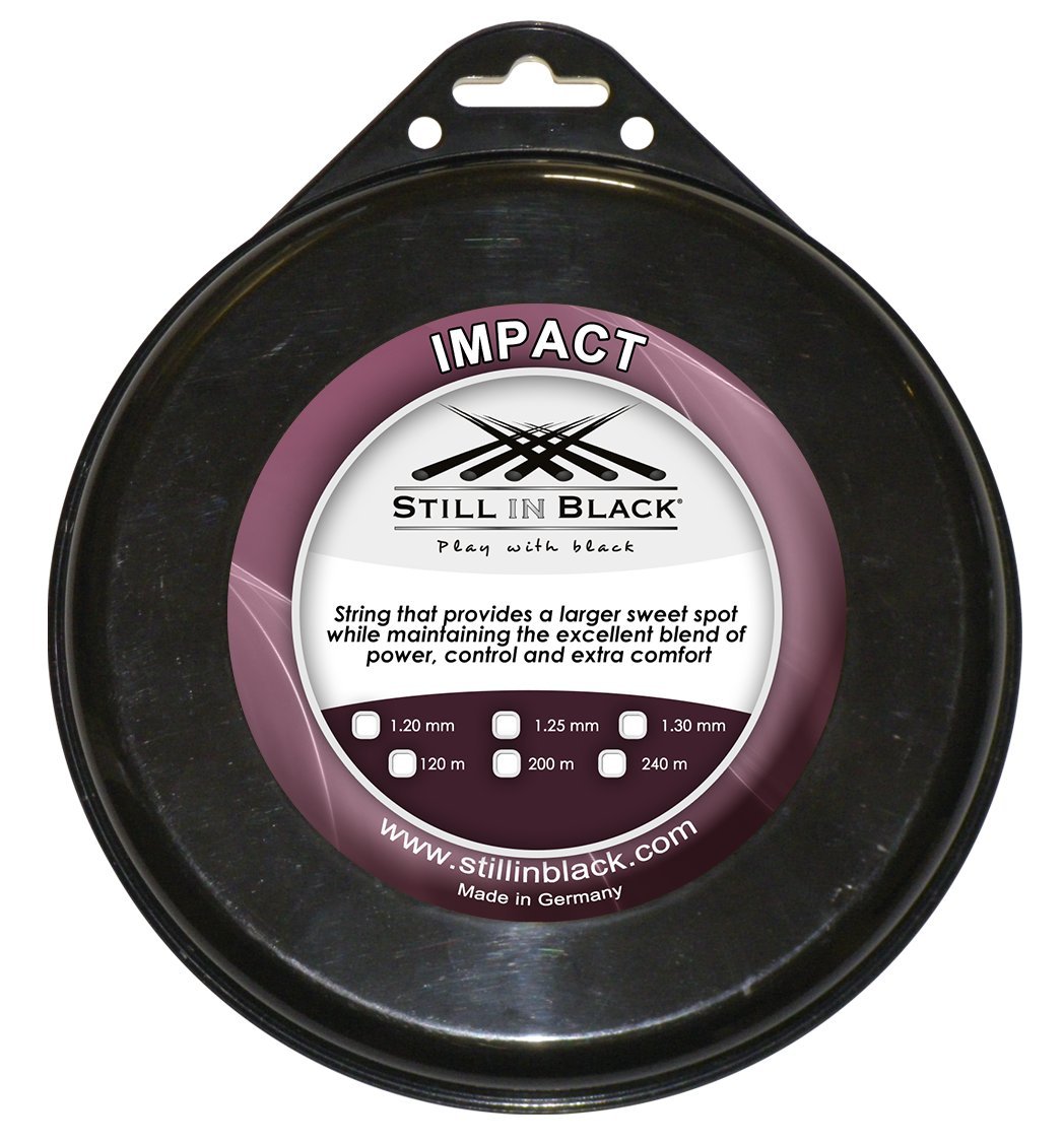 Still in Black Bobina 400 M Impact 1,25 mm, Corda Tennis Unisex-Adulto, Viola