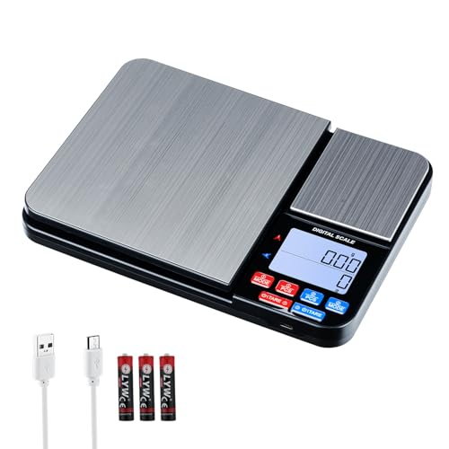 Wigearss Bilancia da Cucina Digitale Doppia Piattaforma