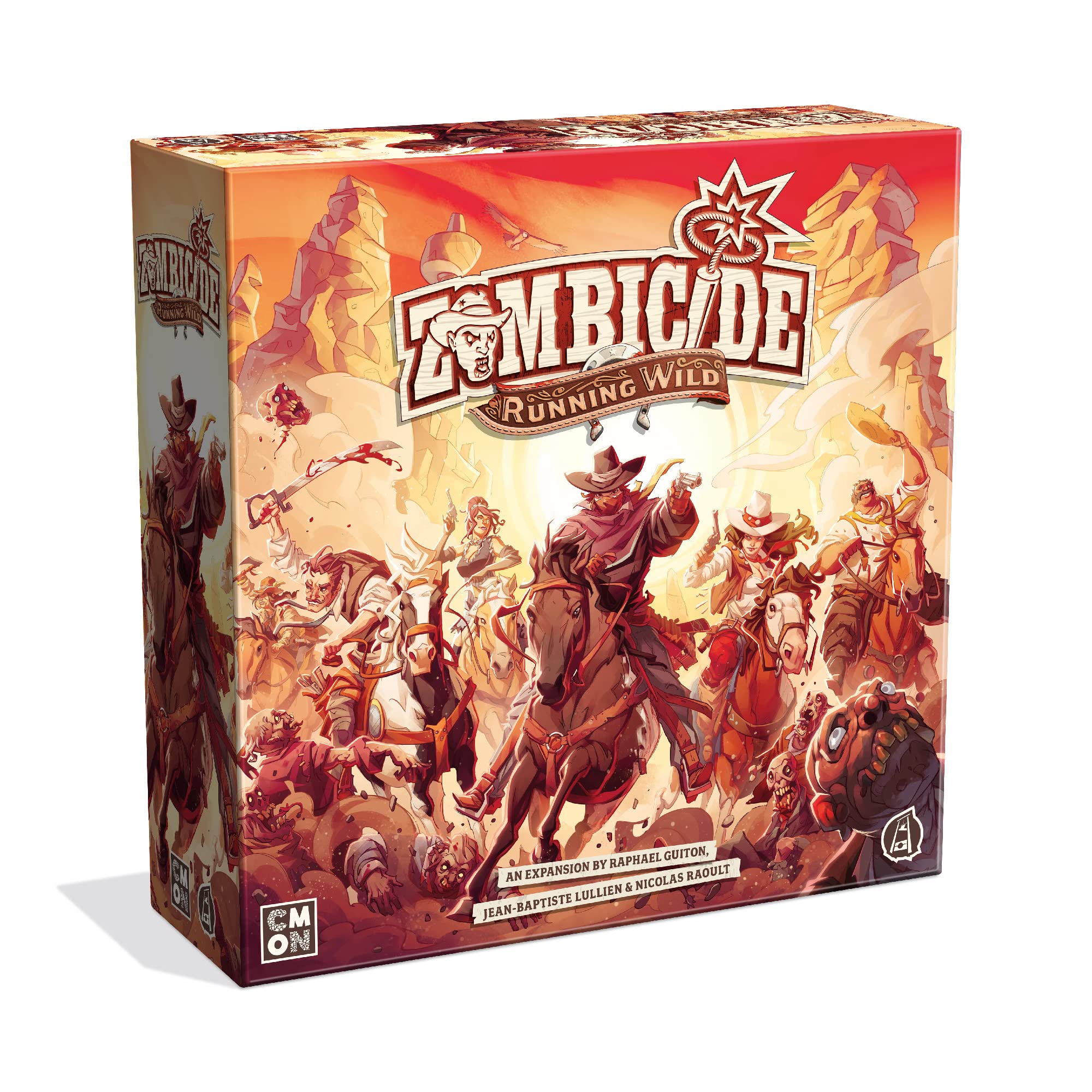 Zombicide: Undead or Alive Gioco da tavolo Running Wild Expansion,Gioco da tavolo strategico,Gioco cooperativo per adulti,Gioco da tavolo Zombie,Età 14+,Tempo di gioco medio 1 ora,Prodotto da CMON